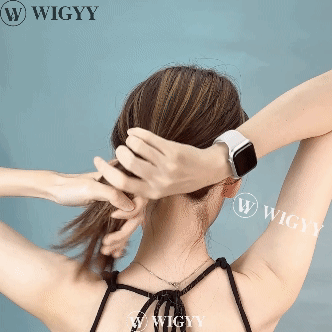 Messy ponytail clip extends hair - Bun Scrunchie For Women