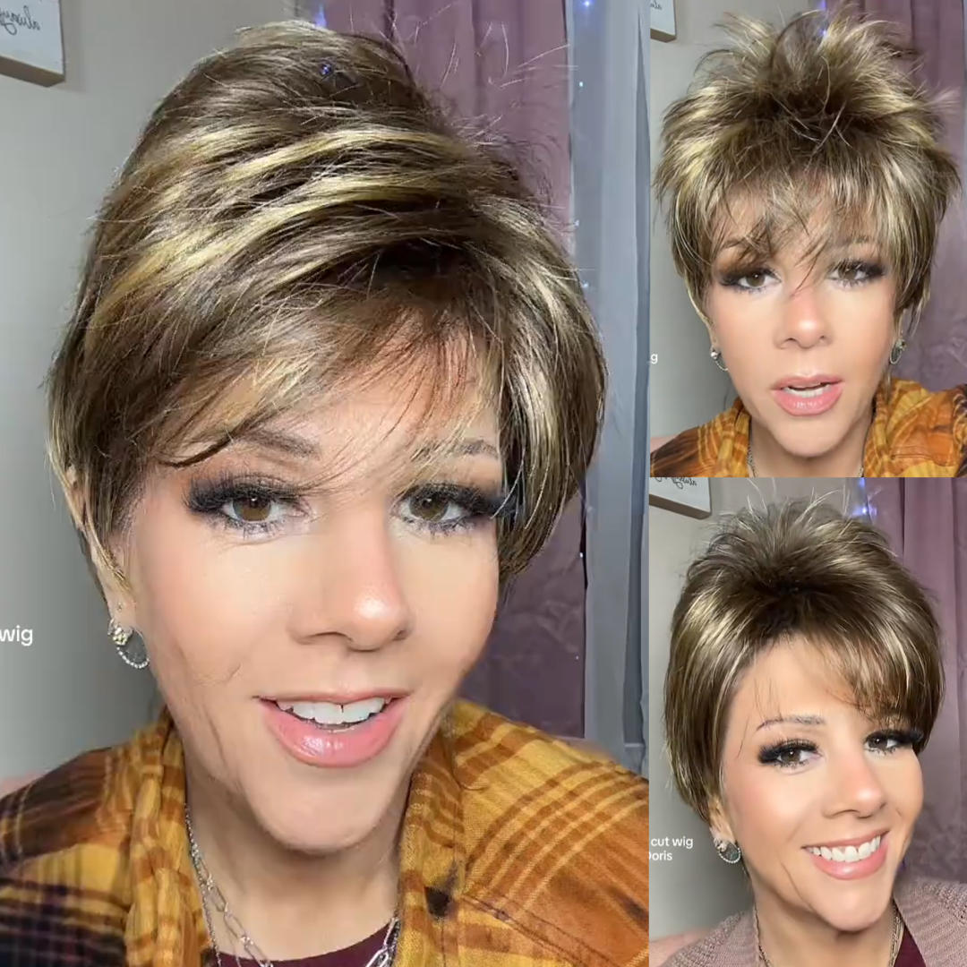 Doris - Pixie Daily Use Elegant Wigs