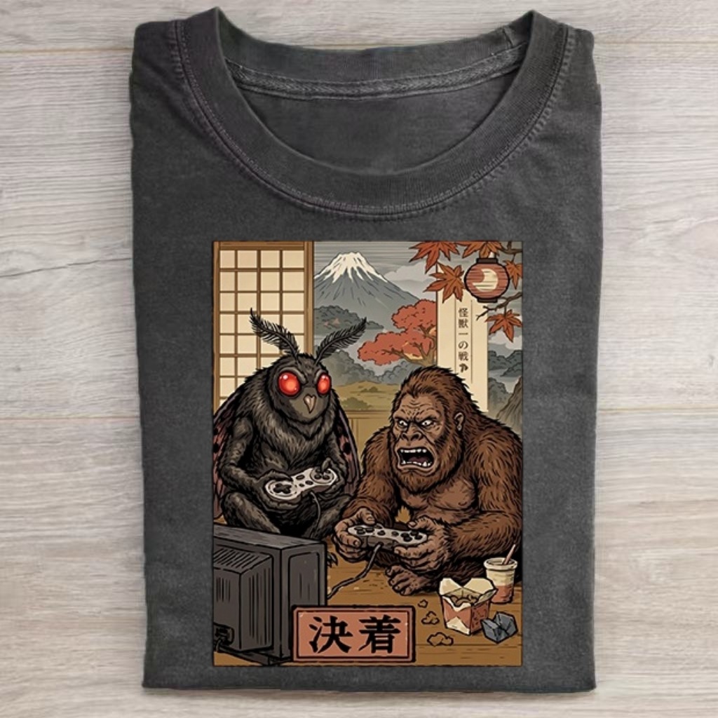 Monsters Retro Game Night T‑Shirt