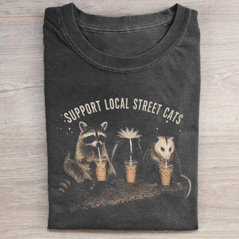 Support Local Street Cats T-Shirt