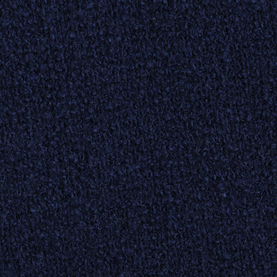COTTON-BLEND CREPE VEST - NAVY