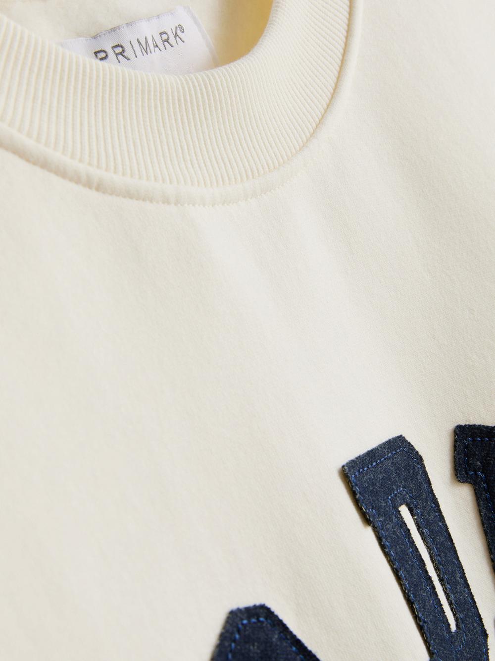 Varsity Graphic Sweatshirt - Ivory