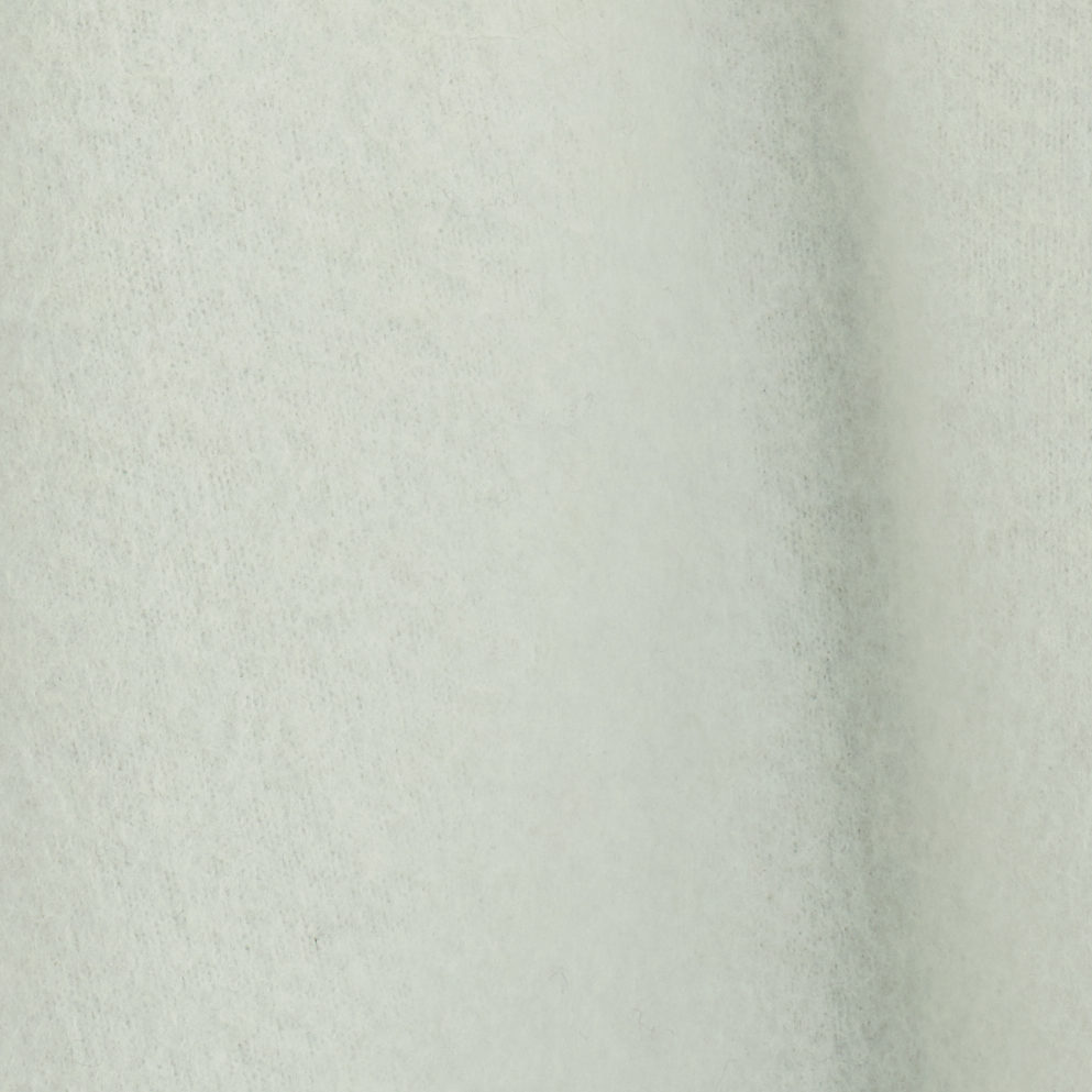 BRUSHED-WOOL POLO SHIRT - ICE BLUE
