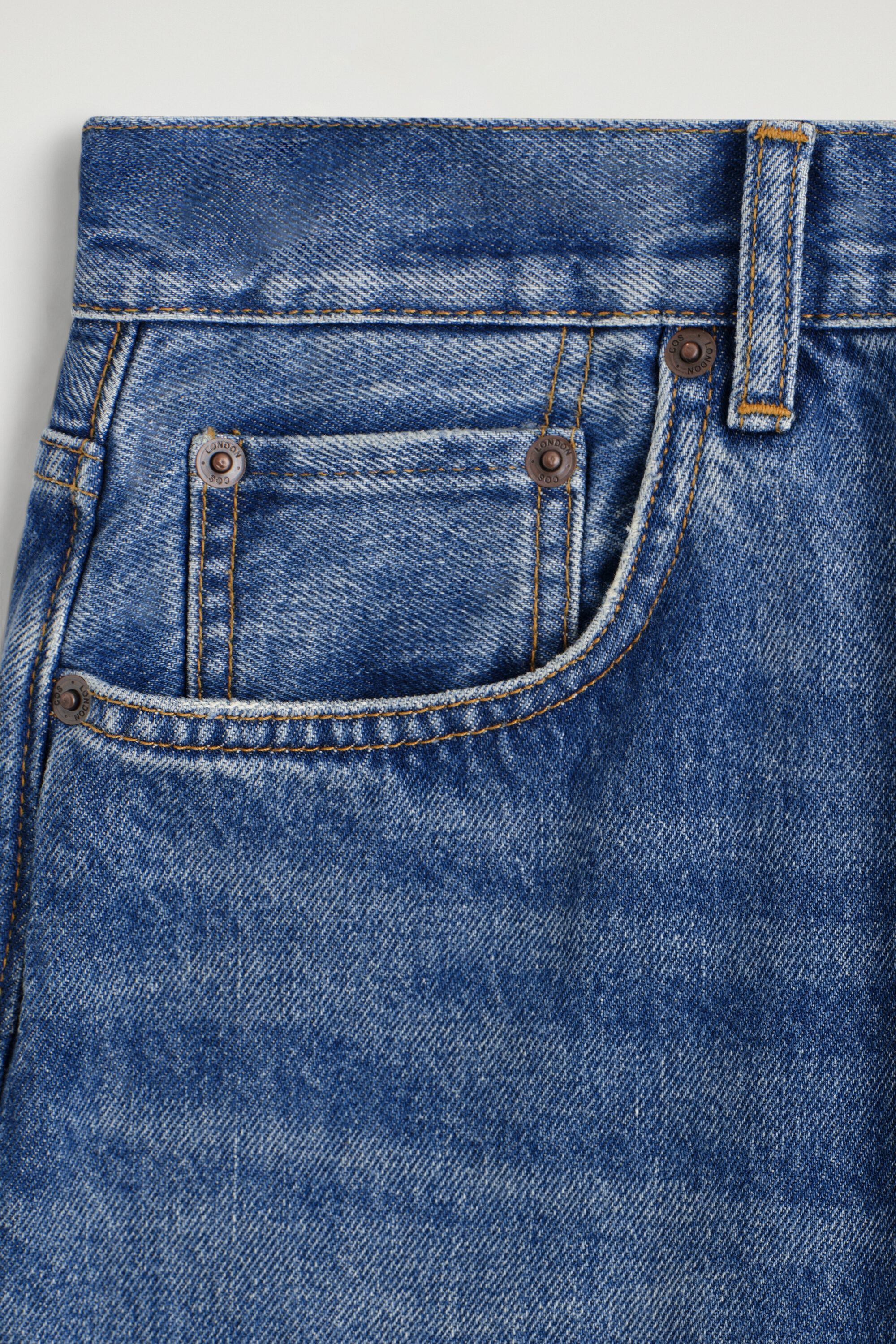 BAY BARREL-LEG JEANS - BLUE