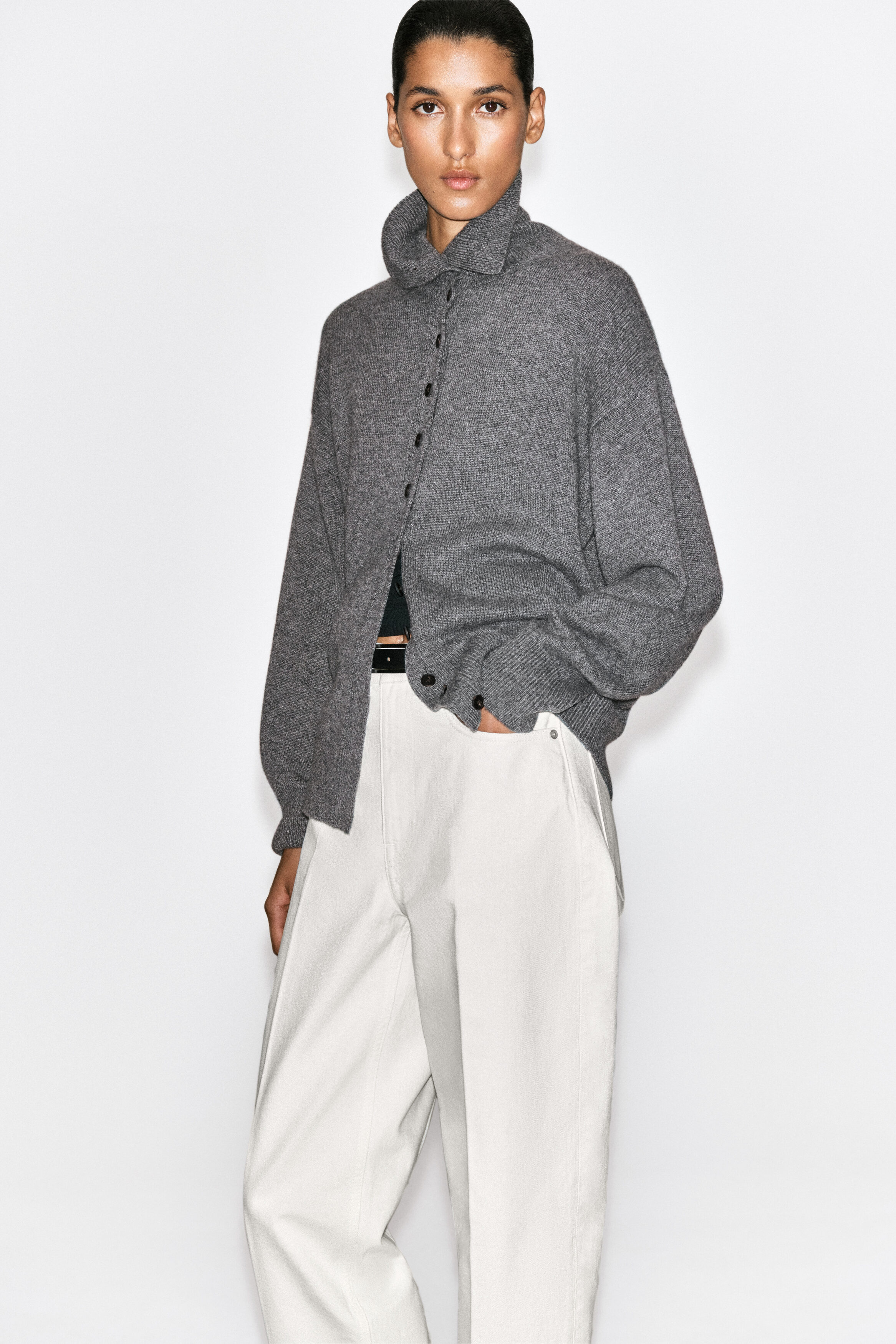 UMBRA TAPERED JEANS - WHITE