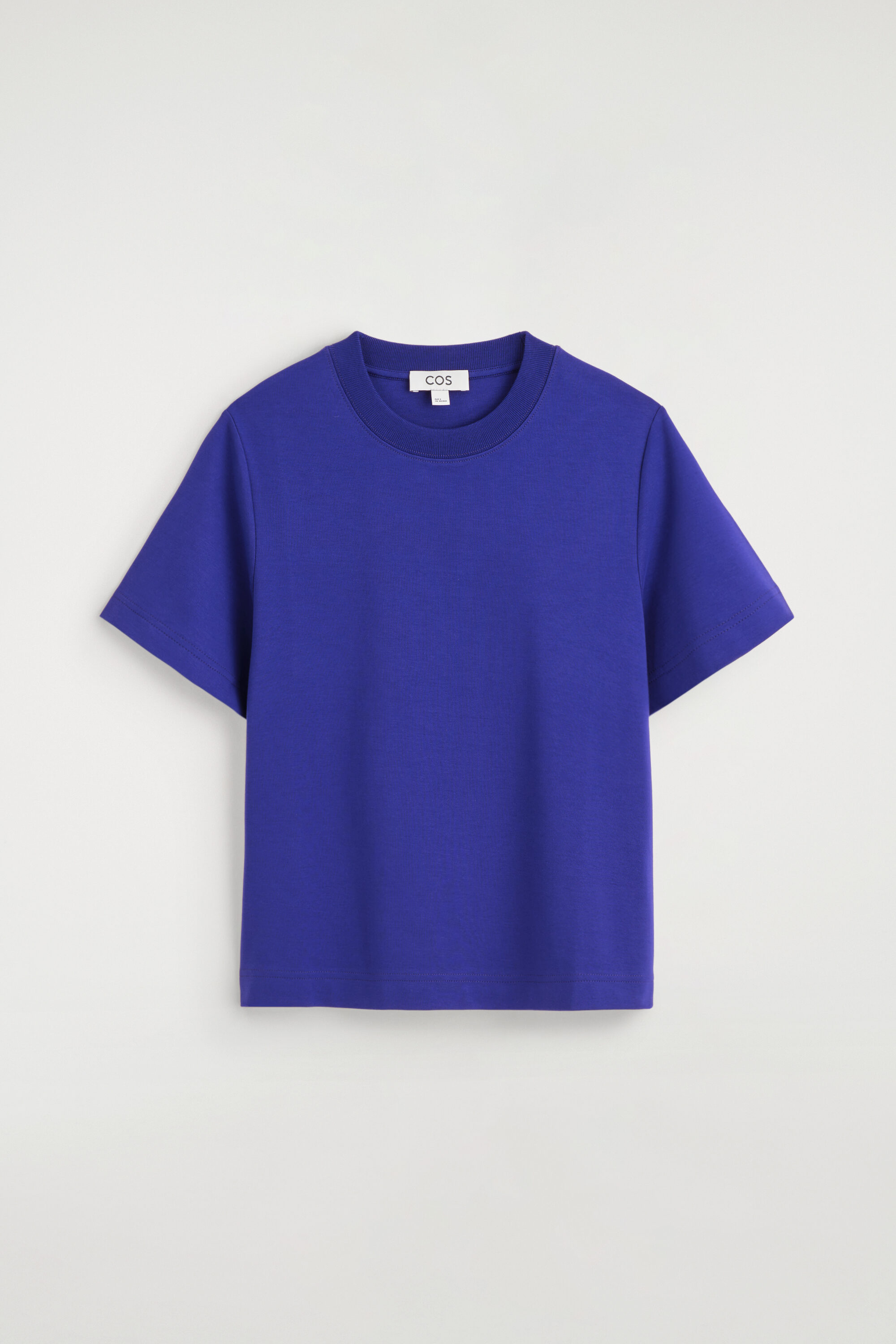 CLEAN CUT T-SHIRT - COBALT BLUE