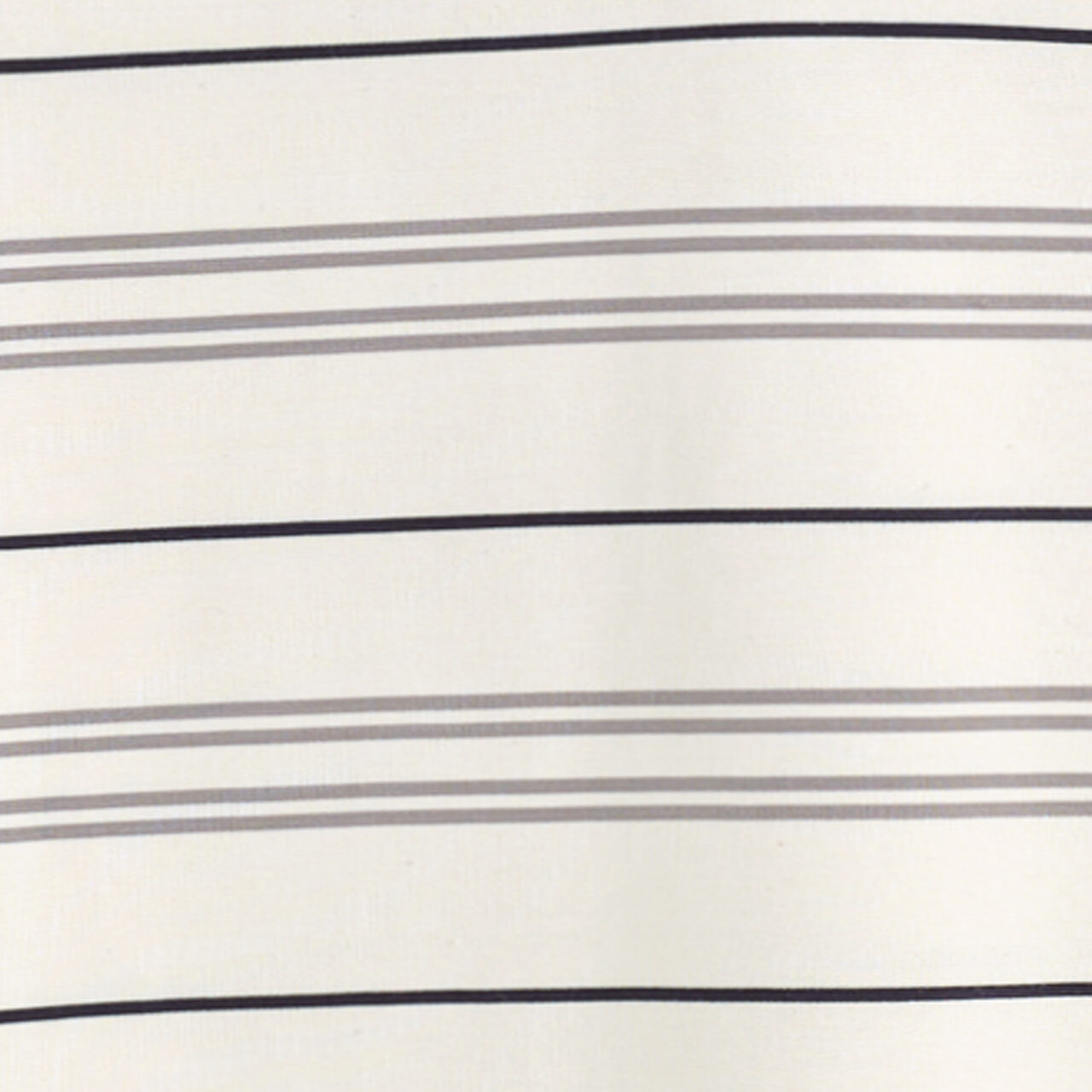 STRIPED OPEN-COLLAR POLO SHIRT - IVORY / STRIPED