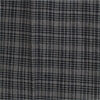FRINGED CHECKED LINEN-COTTON PANTS - GRAY / BROWN / CHECKED
