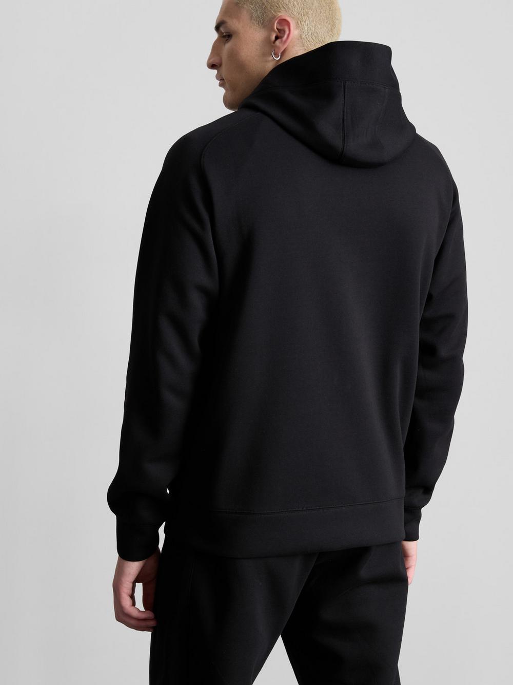 Zip-Up Gym Hoodie - Black