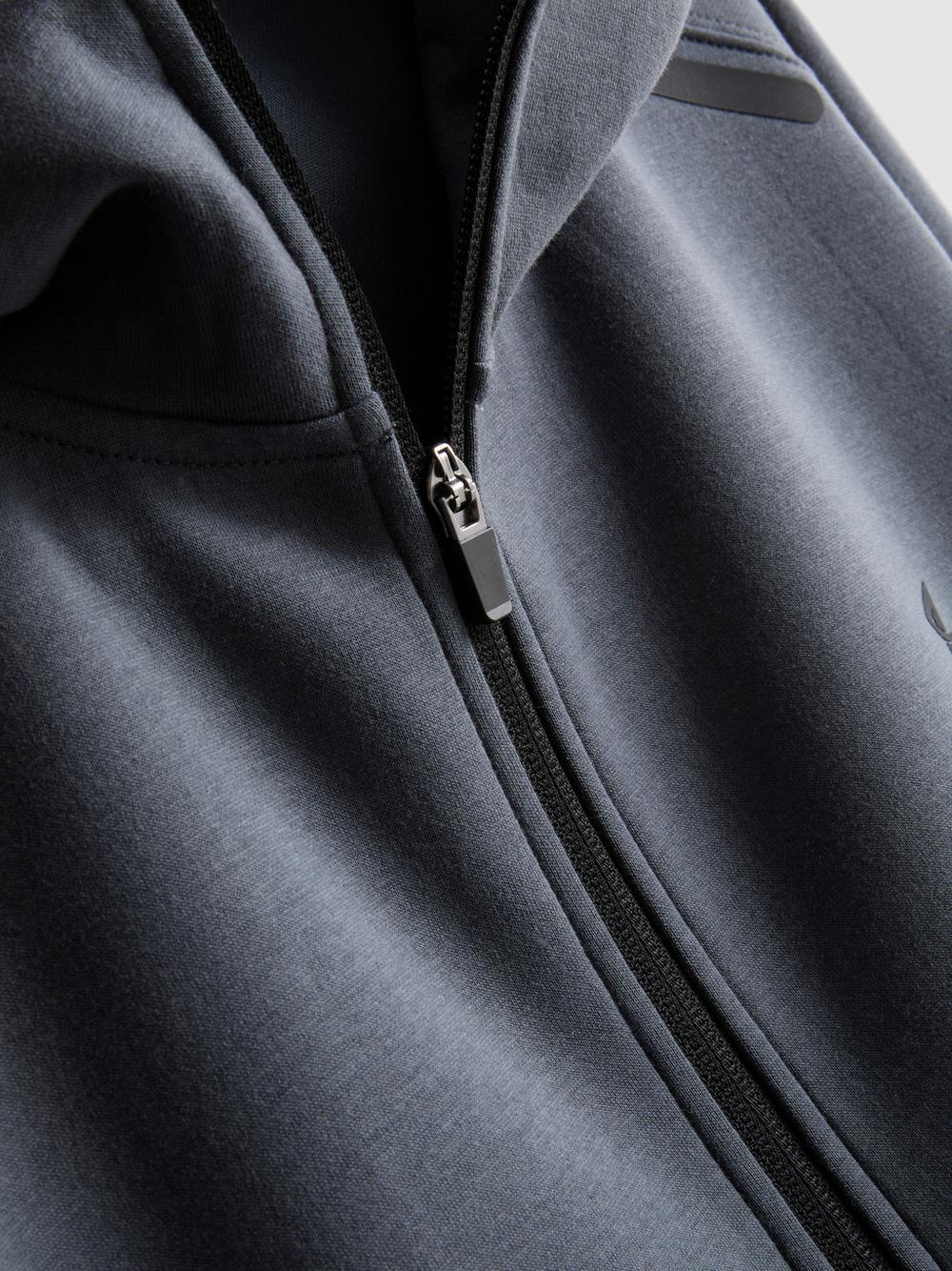 Zip-Up Gym Hoodie - Blue