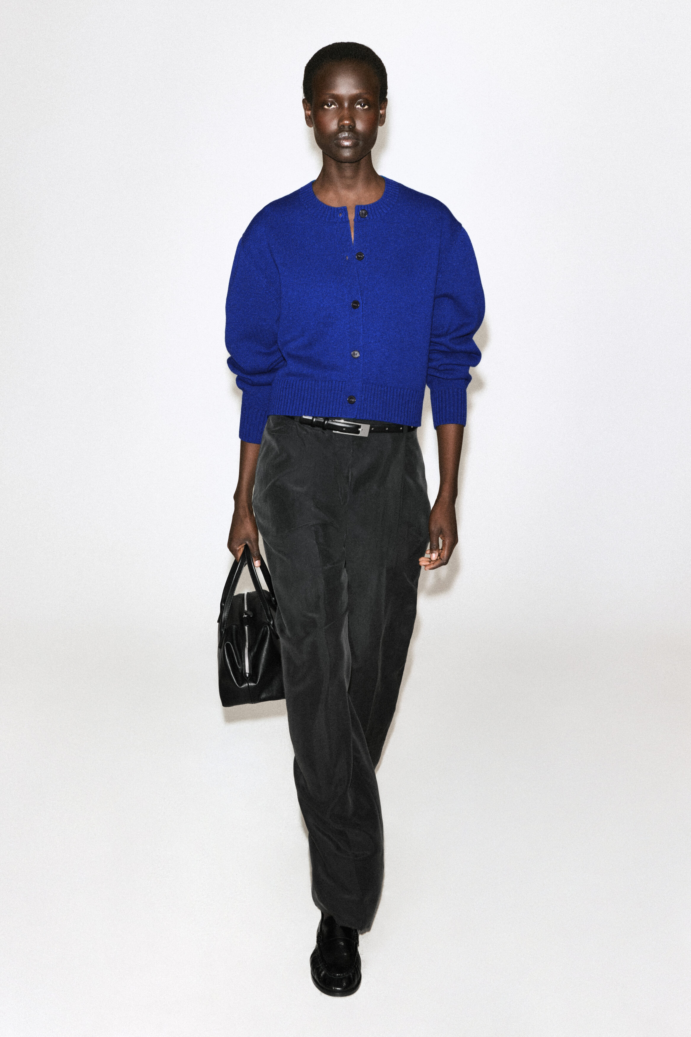MERINO WOOL SWEATER - COBALT BLUE