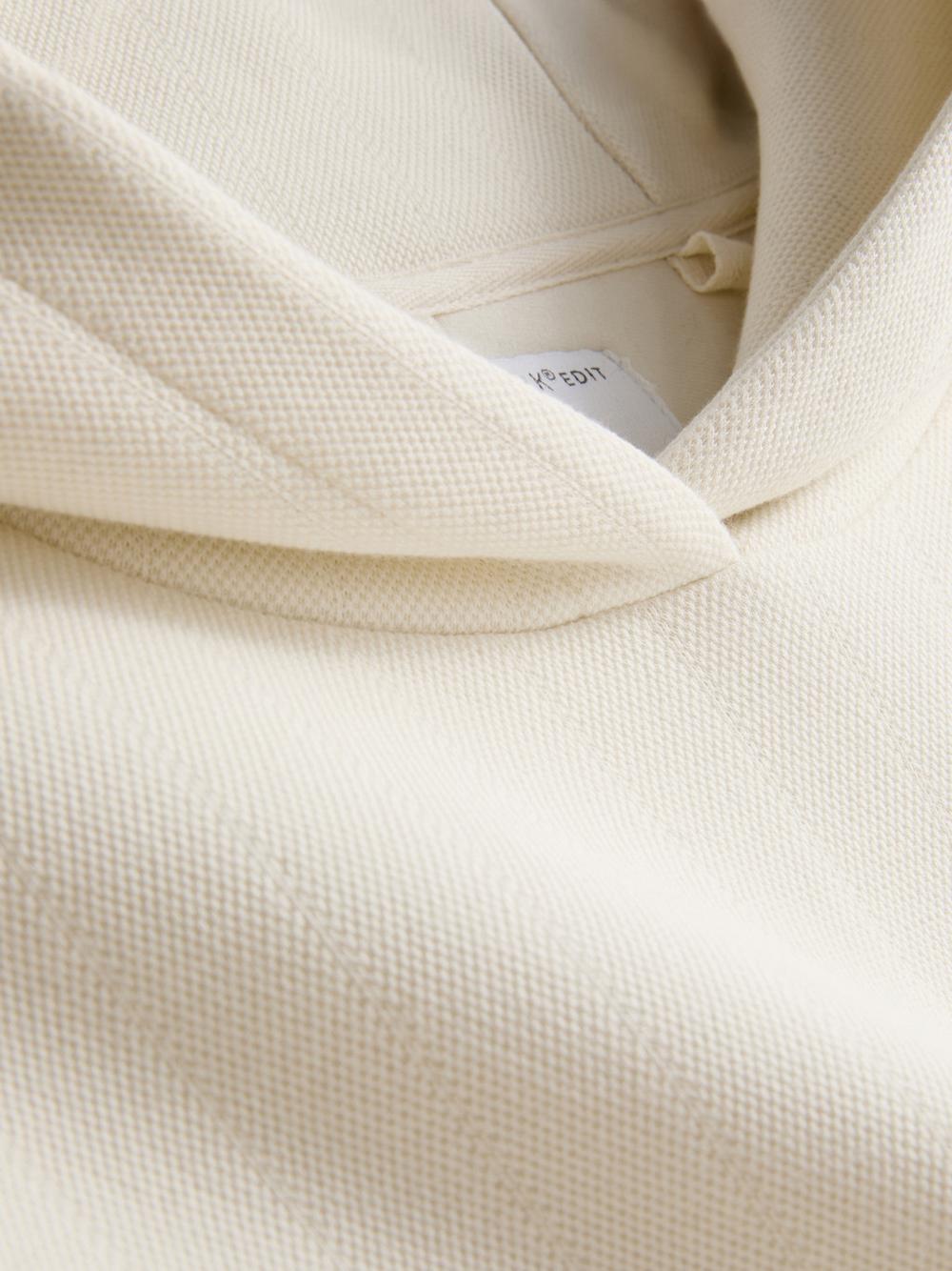 The Edit Textured Hoodie - Ivory