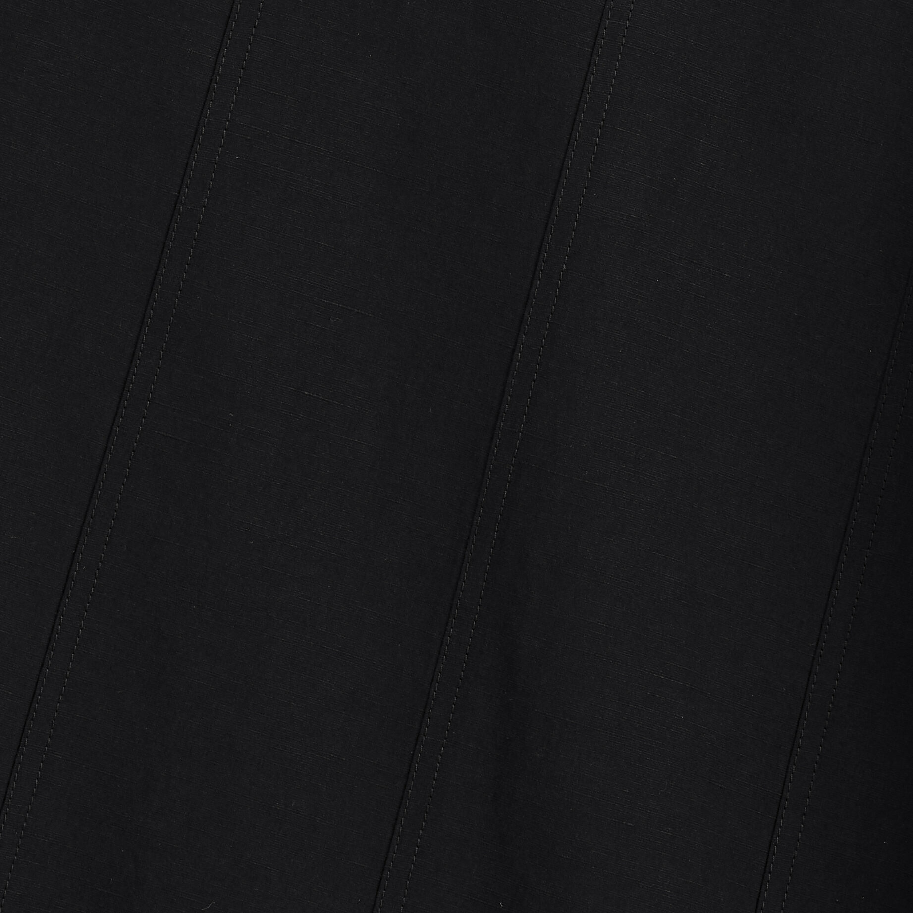 PLEATED COTTON-LINEN MAXI DRESS - BLACK