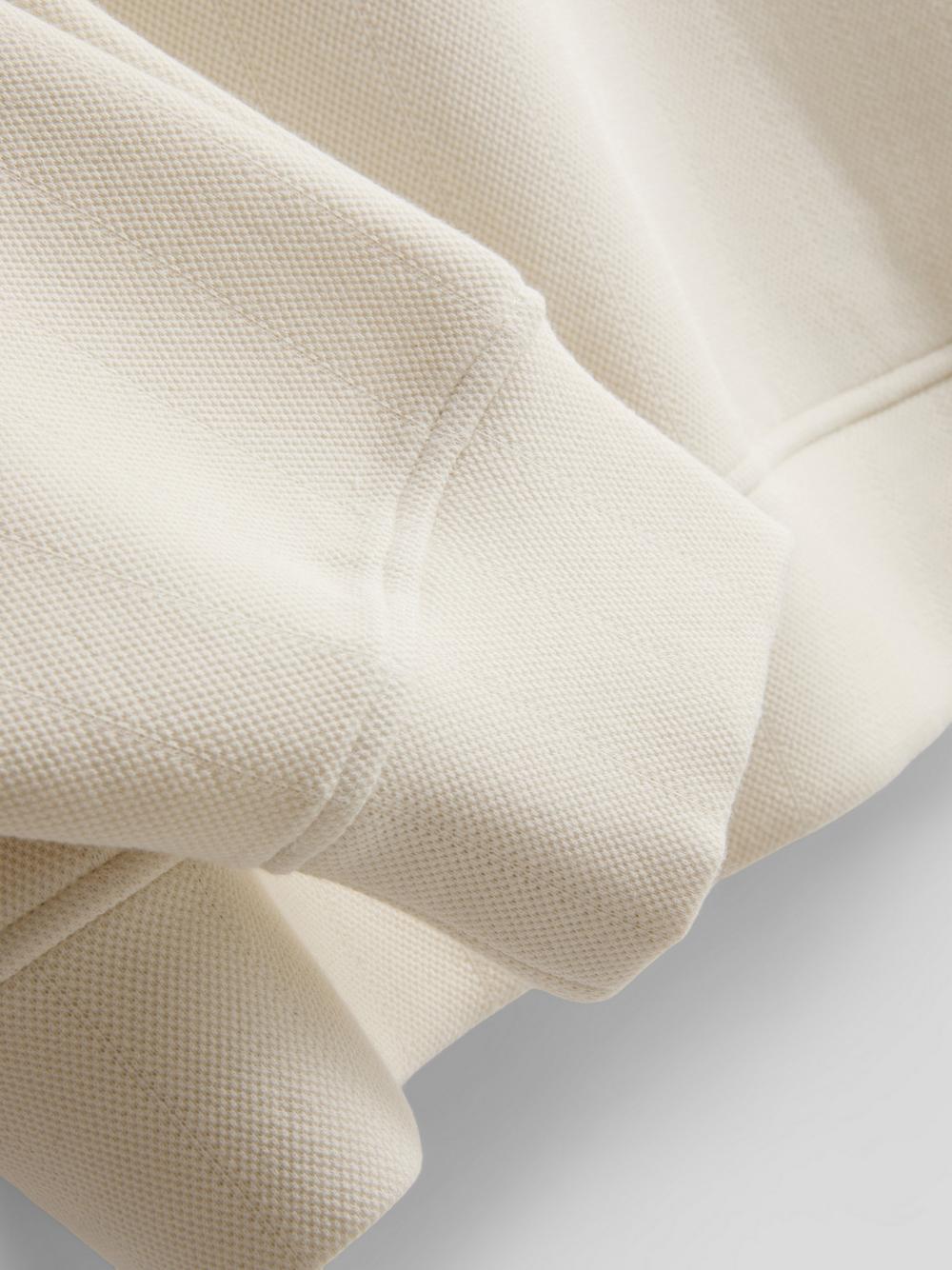 The Edit Textured Hoodie - Ivory