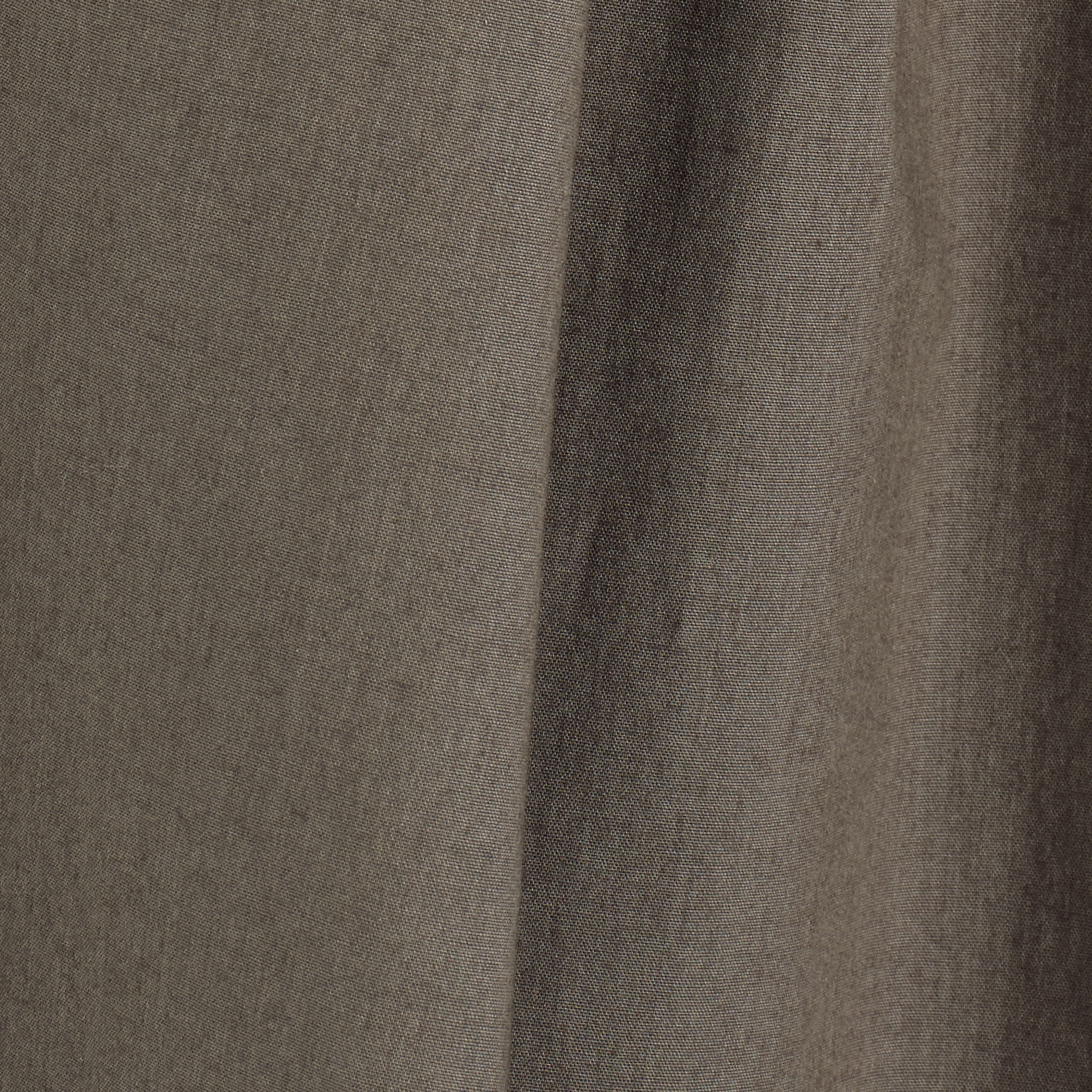 PLEATED TAPERED UTILITY PANTS - BROWN