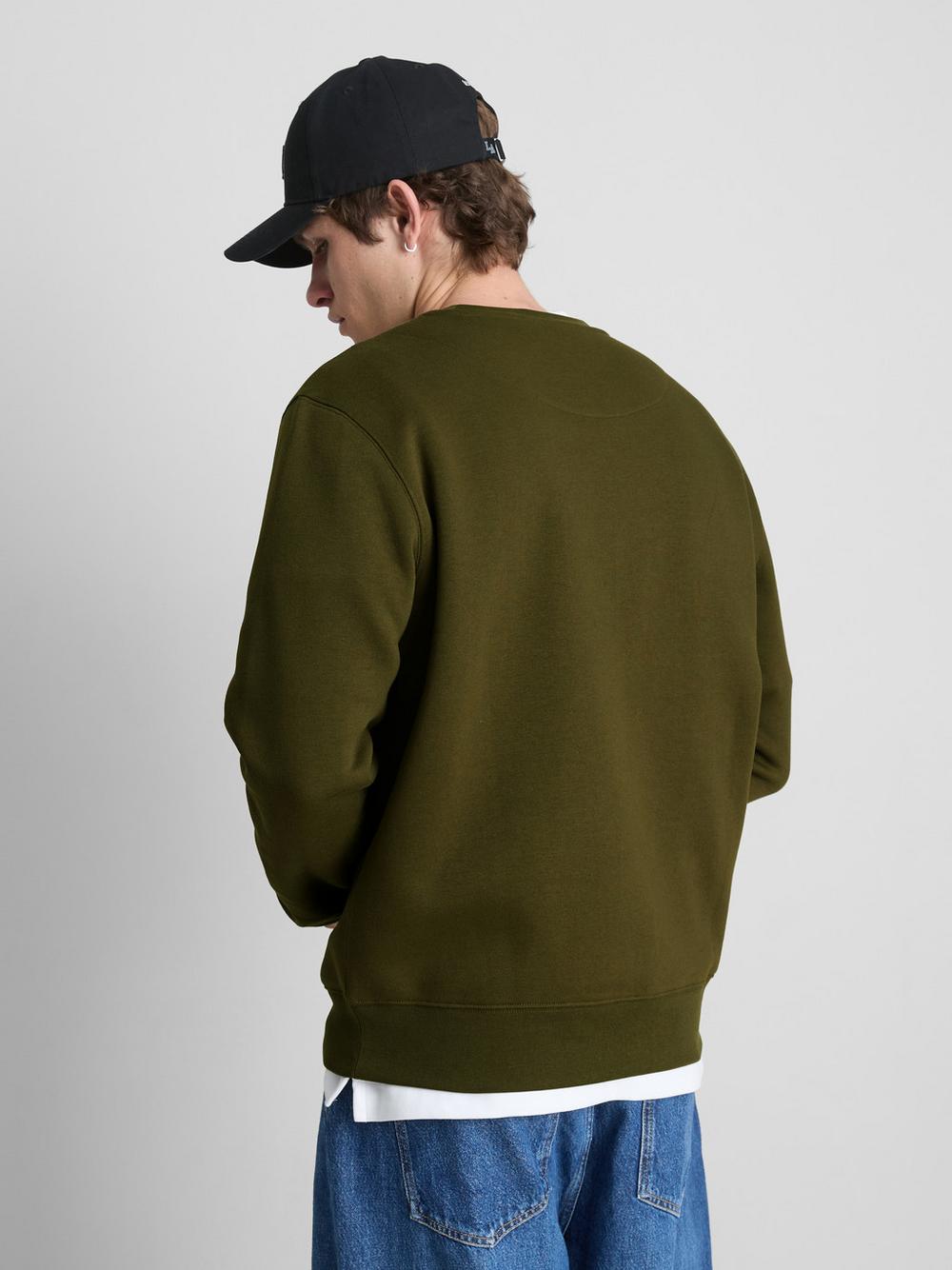 Regular Fit Sweatshirt - Olive