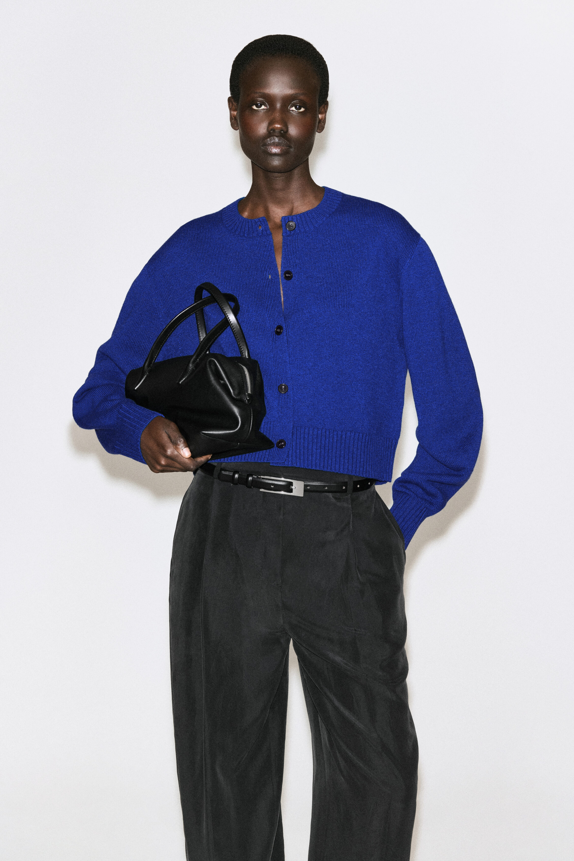 MERINO WOOL SWEATER - COBALT BLUE