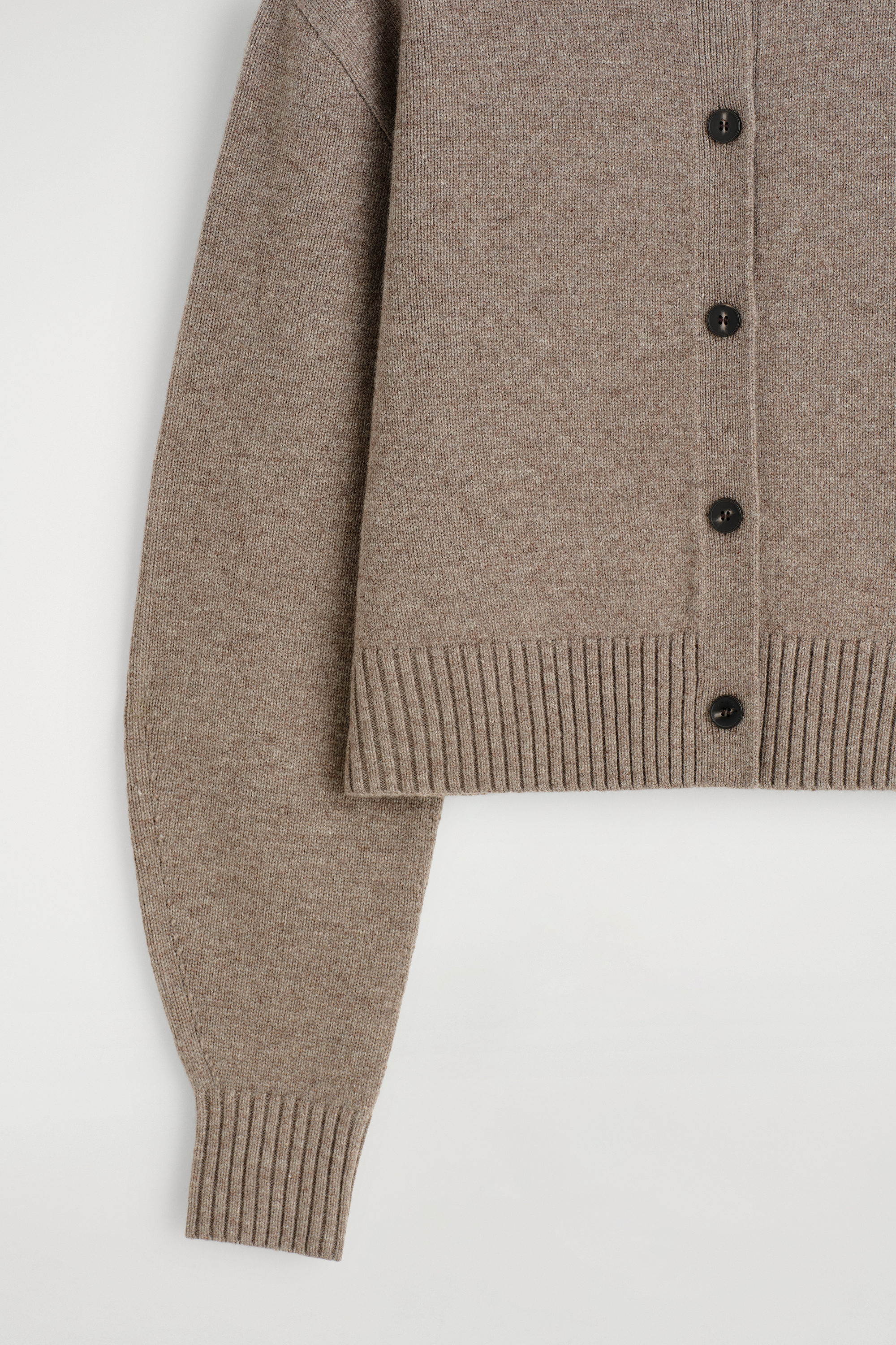 MERINO WOOL SWEATER - BEIGE MÉLANGE