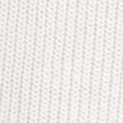 STRIPED KNITTED COTTON-LINEN POLO SHIRT - CREAM / STRIPED