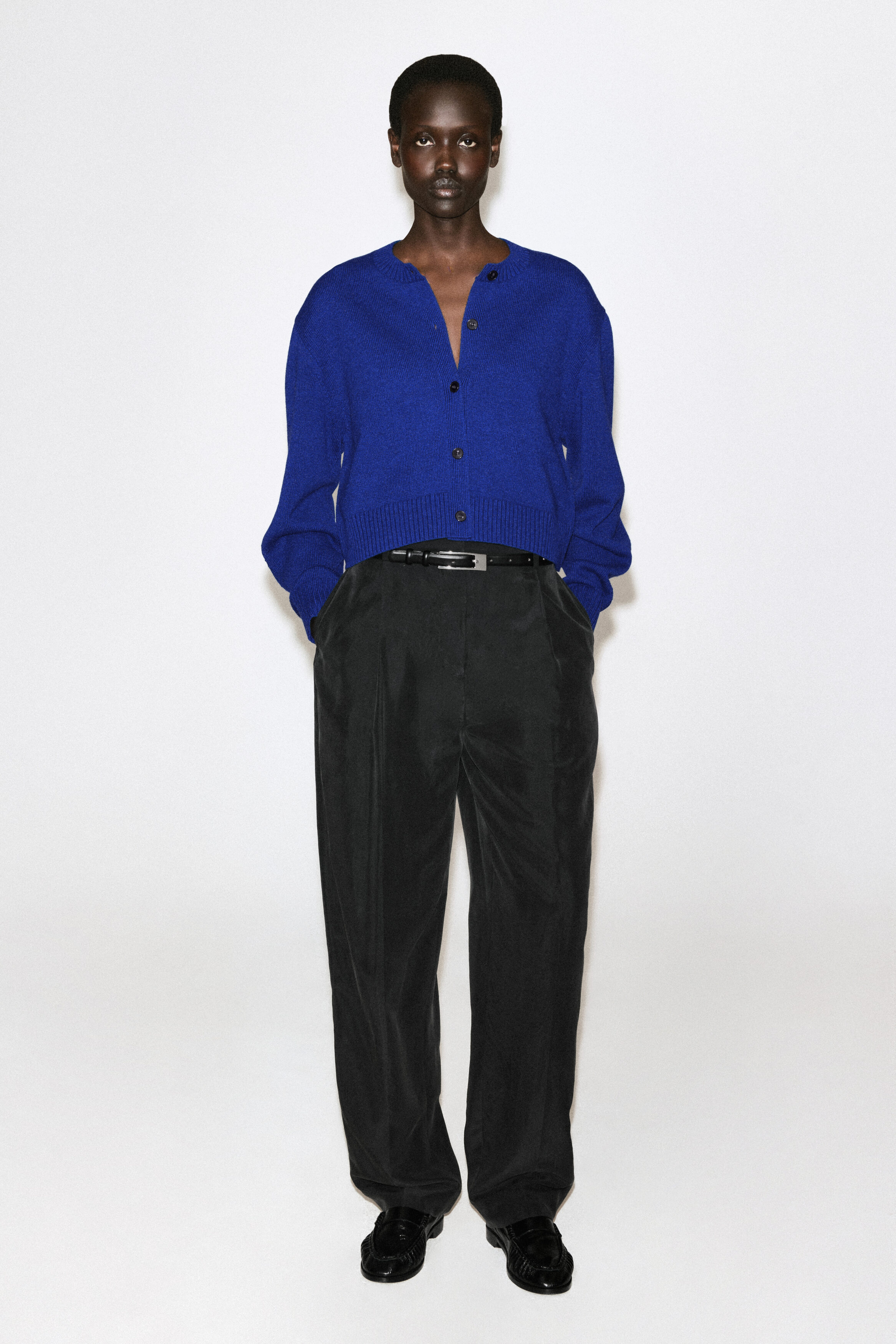 MERINO WOOL SWEATER - COBALT BLUE