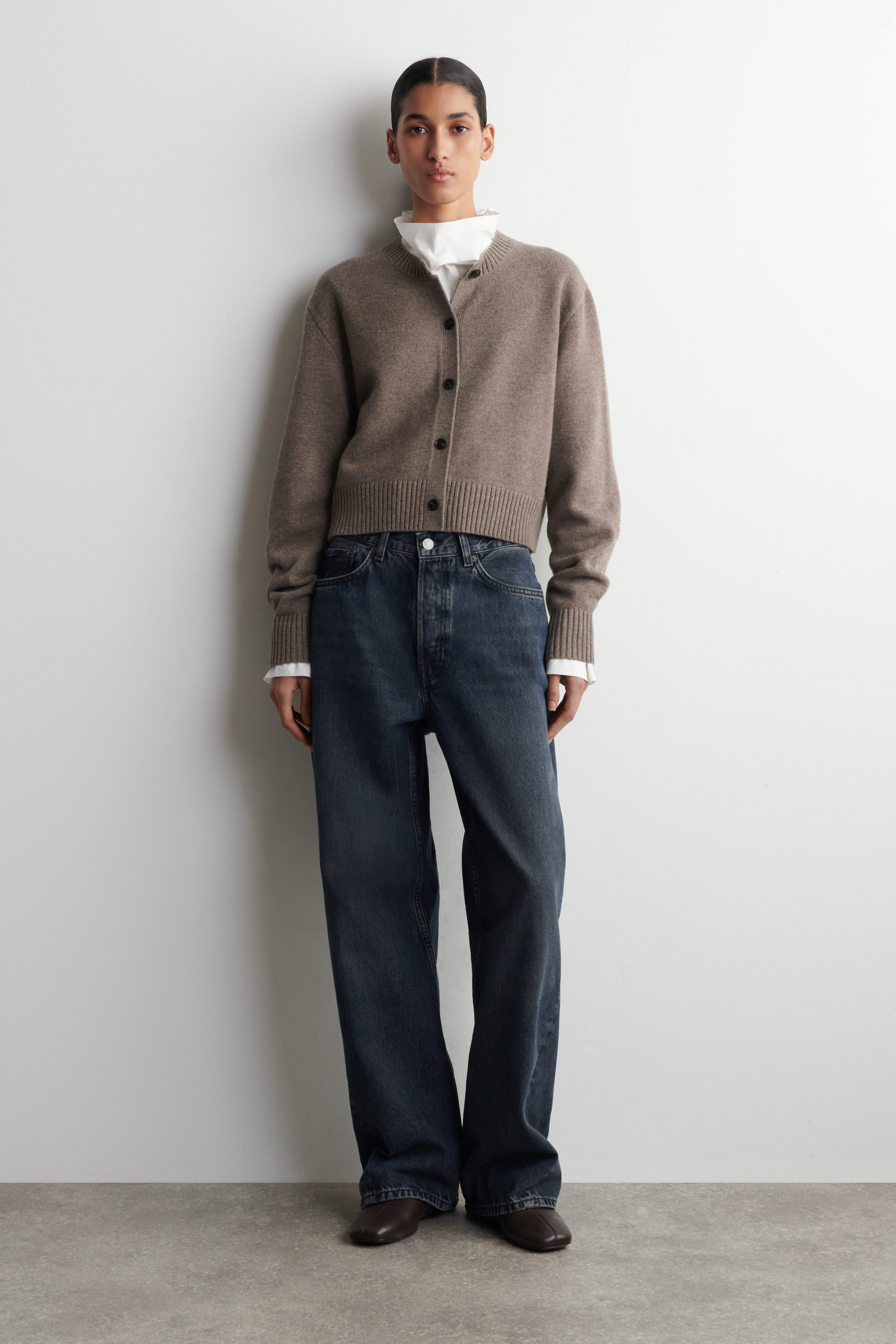 MERINO WOOL SWEATER - BEIGE MÉLANGE