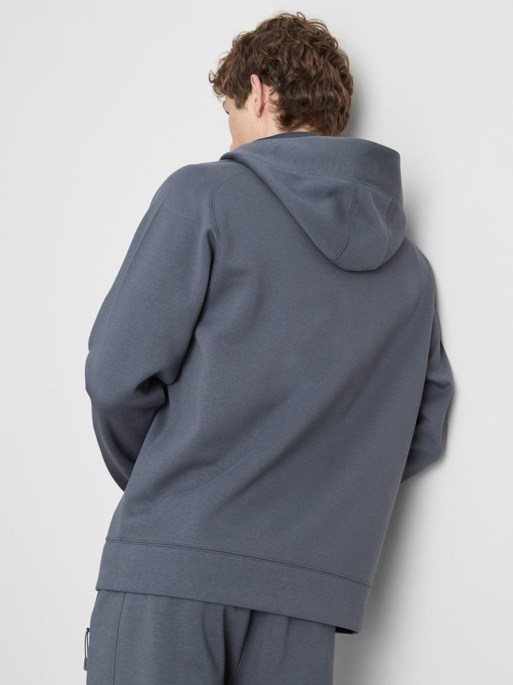 Zip-Up Gym Hoodie - Blue