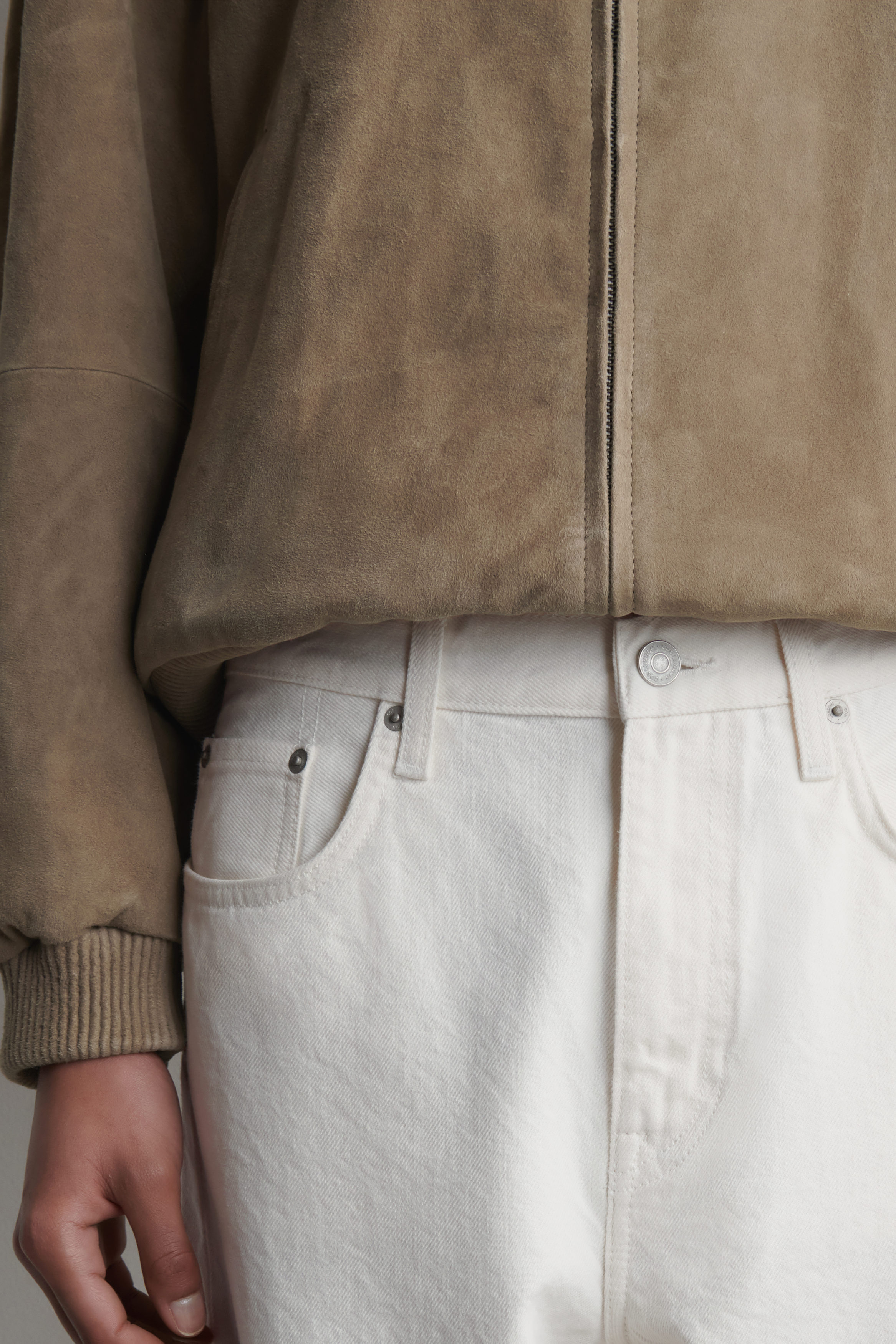BAY BARREL-LEG JEANS - WHITE