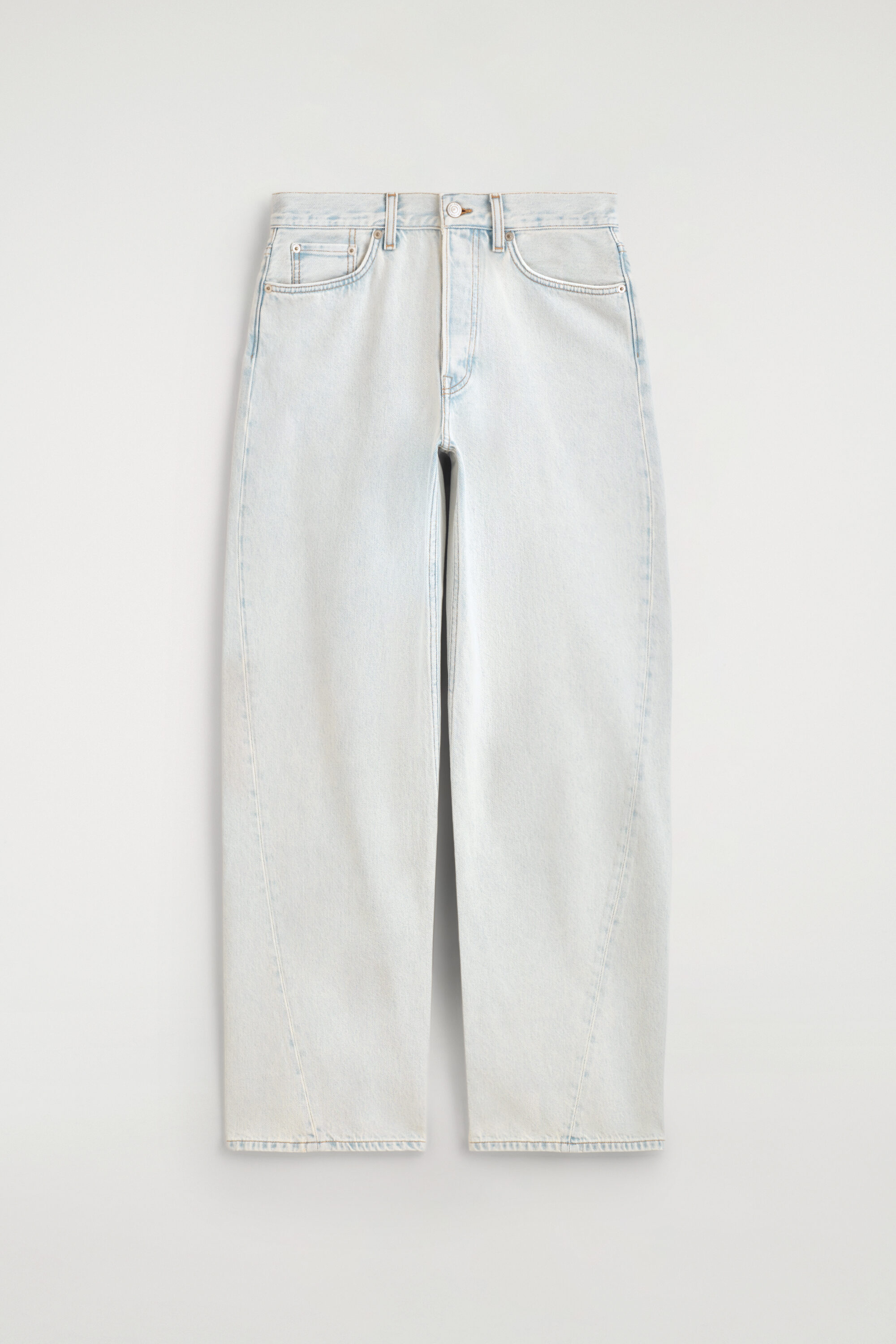 FACADE STRAIGHT-LEG JEANS - BLEACHED BLUE