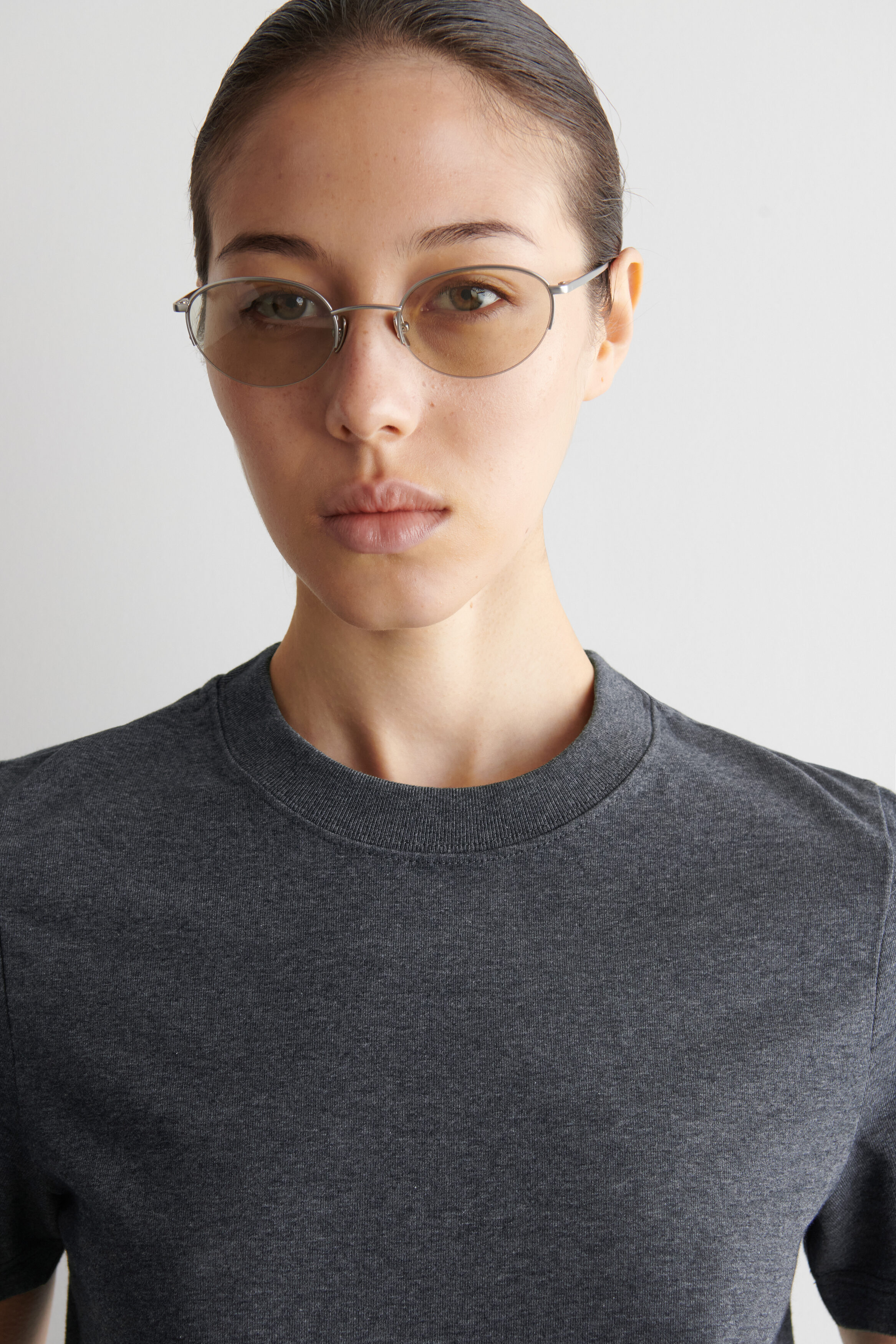 CLEAN CUT T-SHIRT - DARK-GRAY MÉLANGE