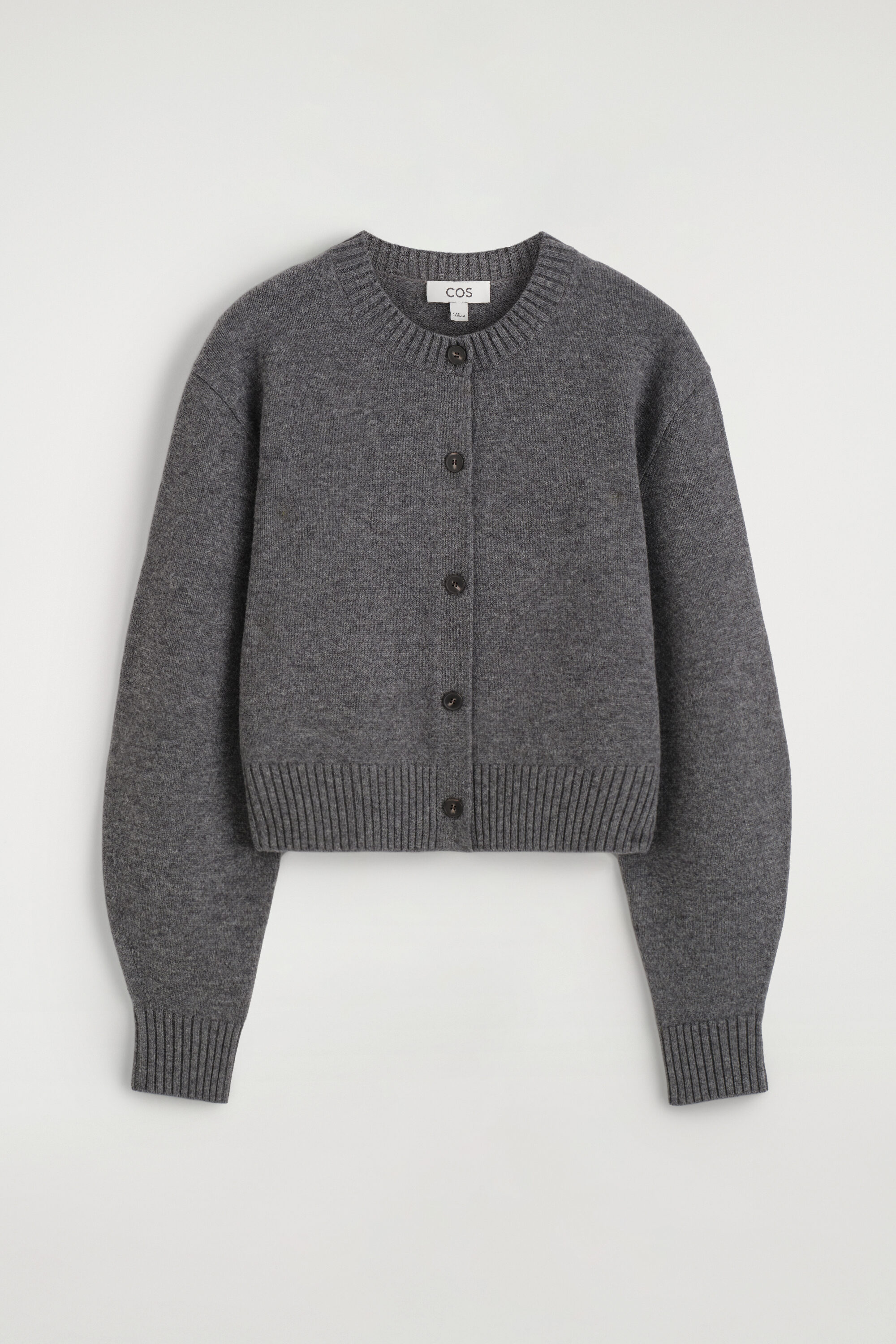 MERINO WOOL SWEATER - GRAY MÉLANGE
