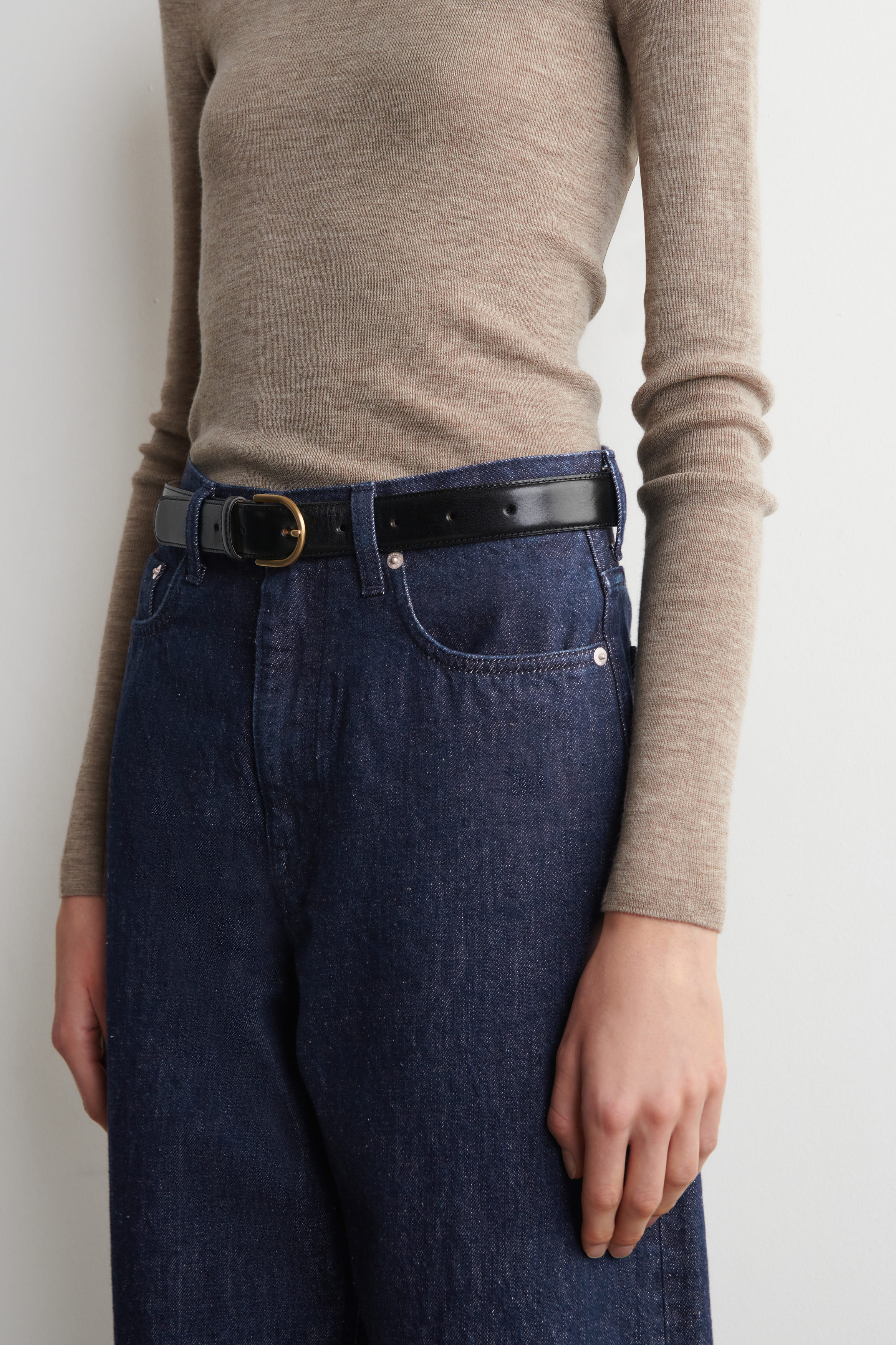BAY BARREL-LEG JEANS - DARK BLUE