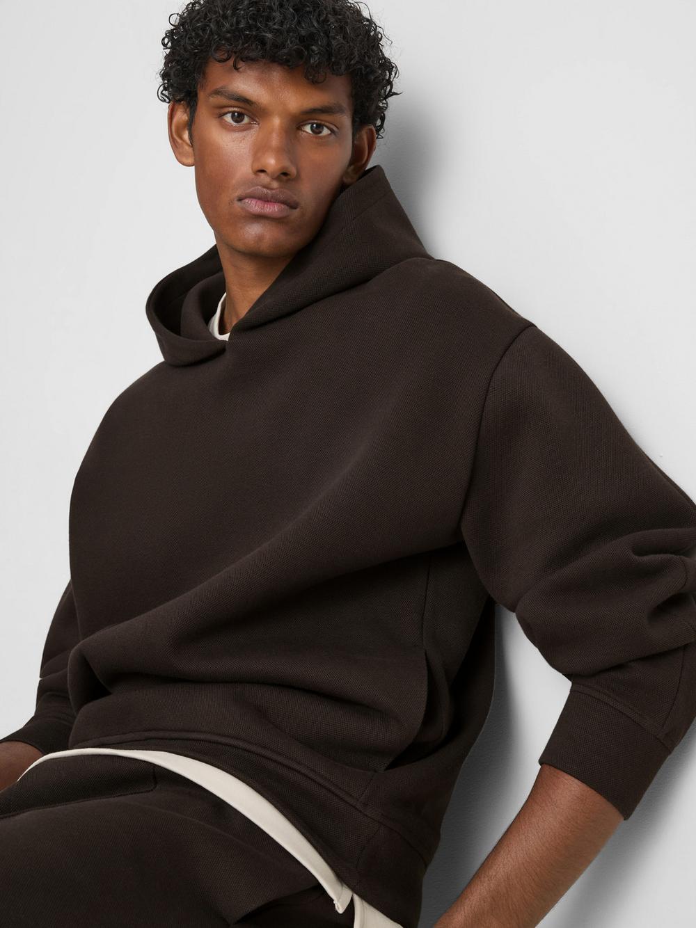 The Edit Hoodie - Dark Brown