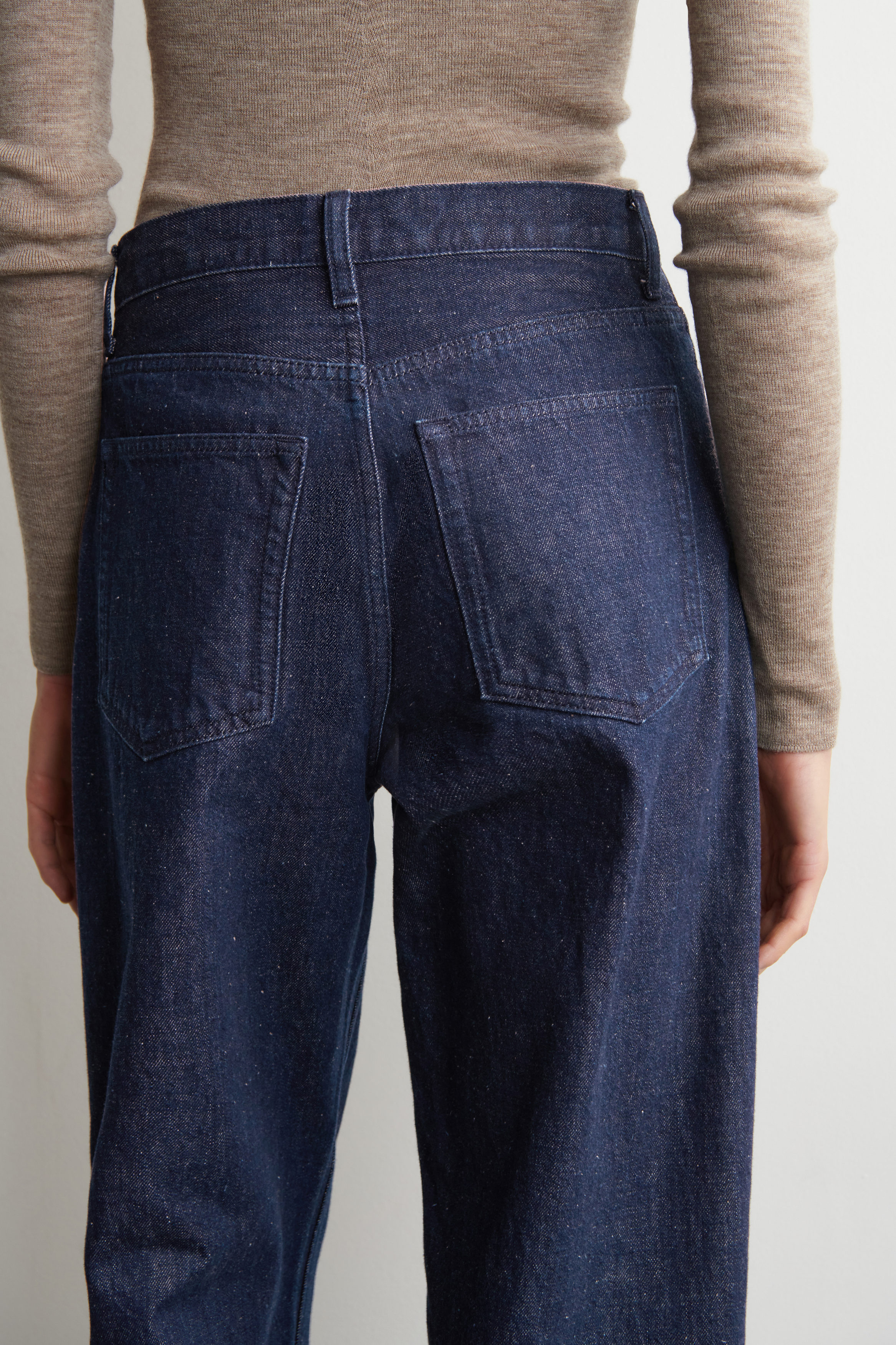 BAY BARREL-LEG JEANS - DARK BLUE