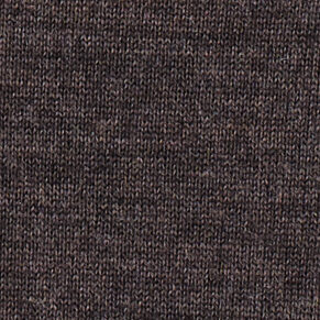 MERINO WOOL MOCK-NECK CARDIGAN - BROWN MÉLANGE