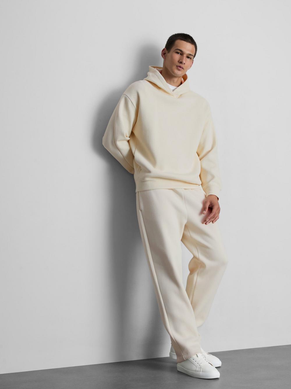 The Edit Textured Hoodie - Ivory