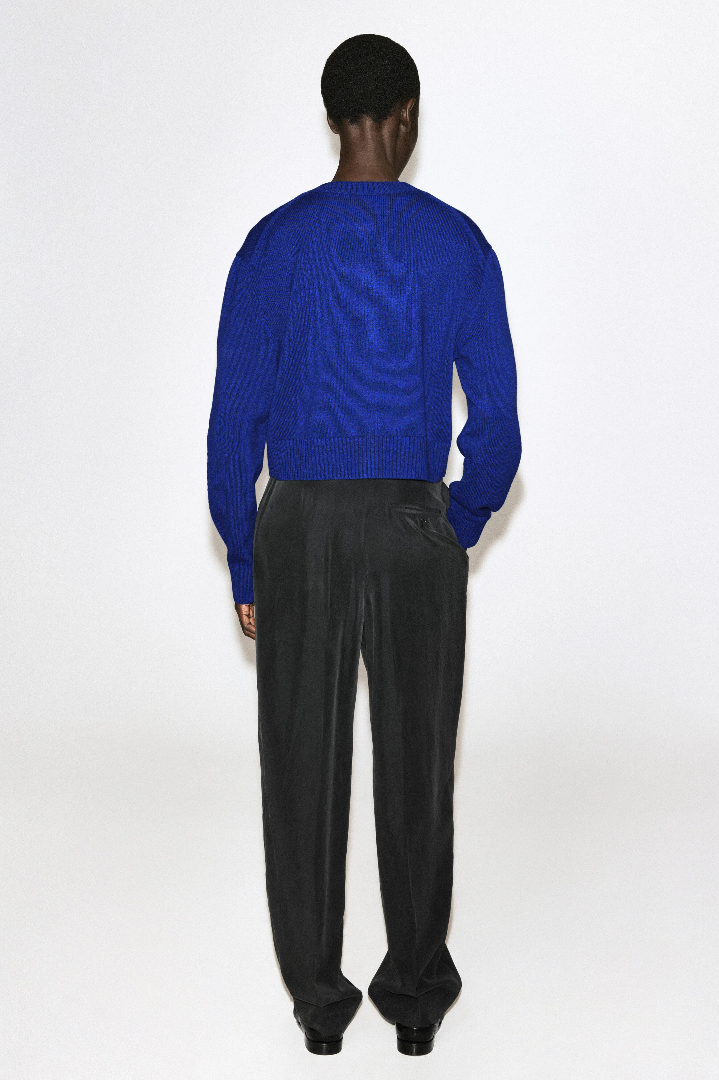MERINO WOOL SWEATER - COBALT BLUE