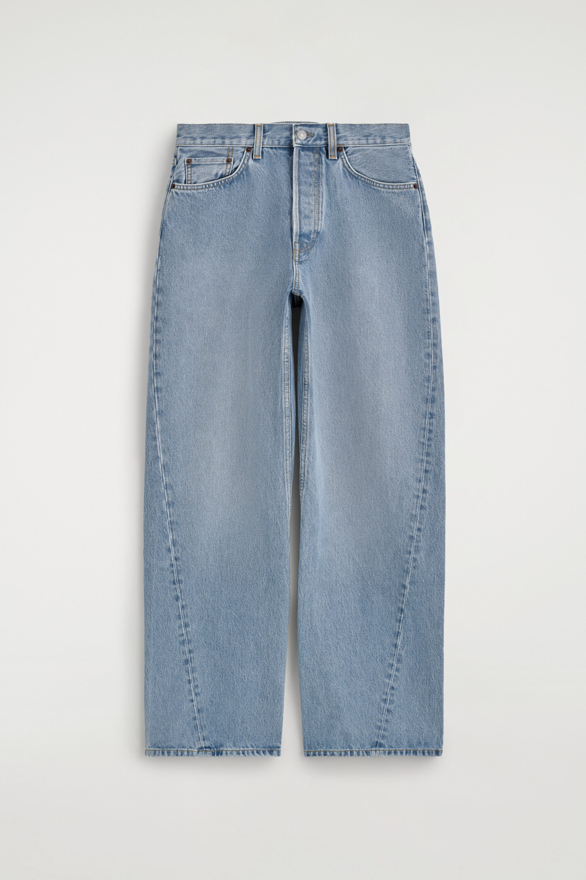 FACADE STRAIGHT-LEG JEANS - BLUE