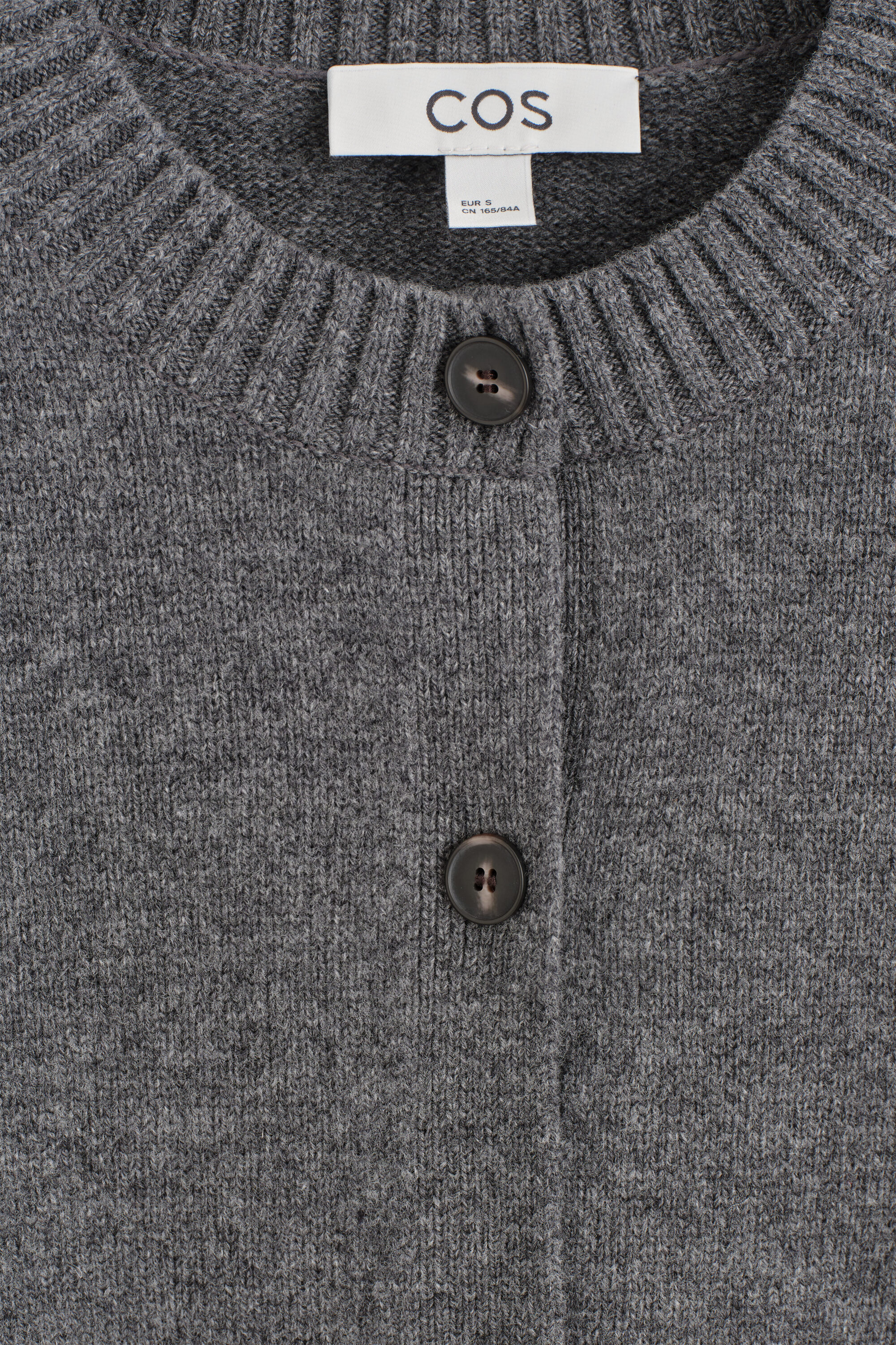 MERINO WOOL SWEATER - GRAY MÉLANGE