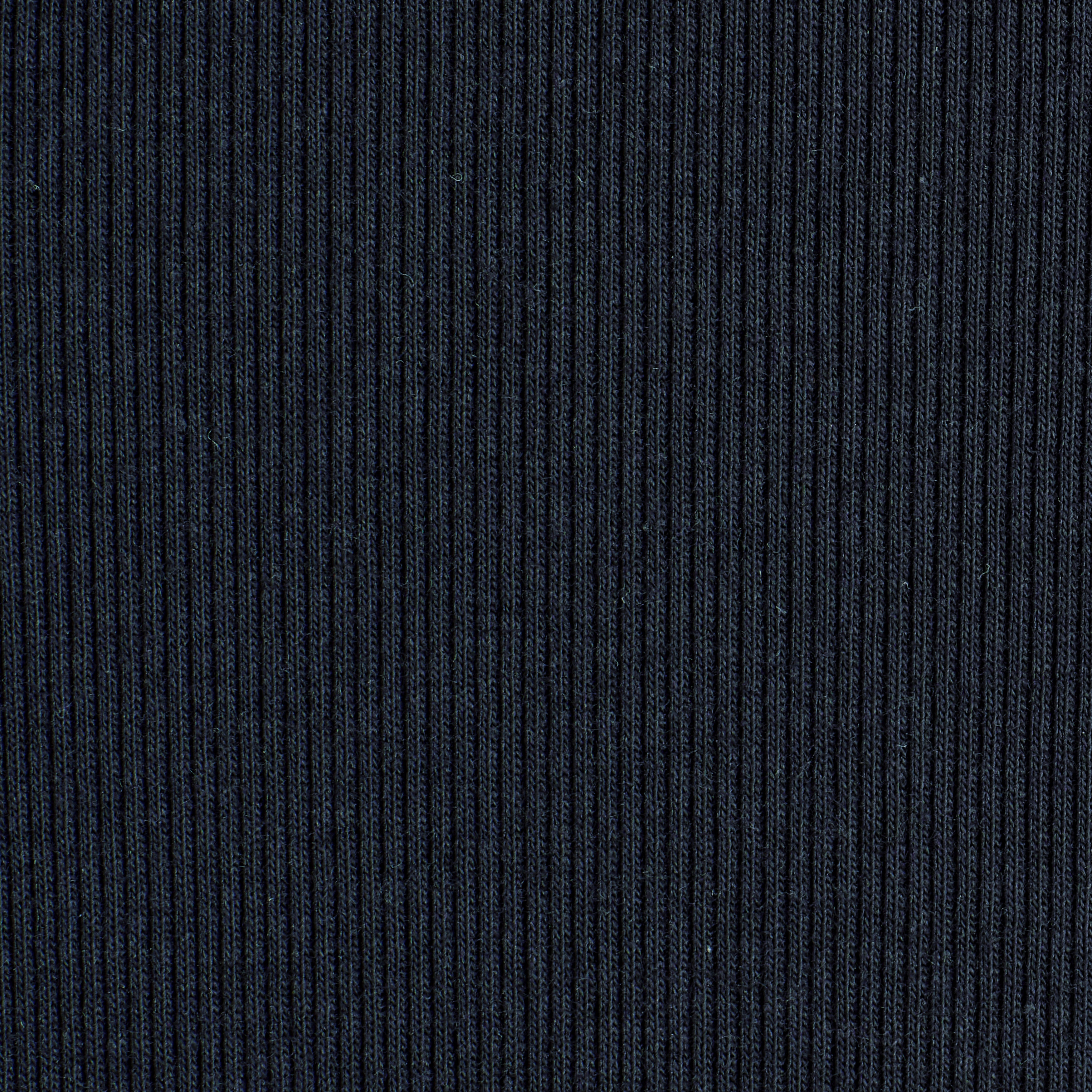 RIBBED HENLEY T-SHIRT - NAVY