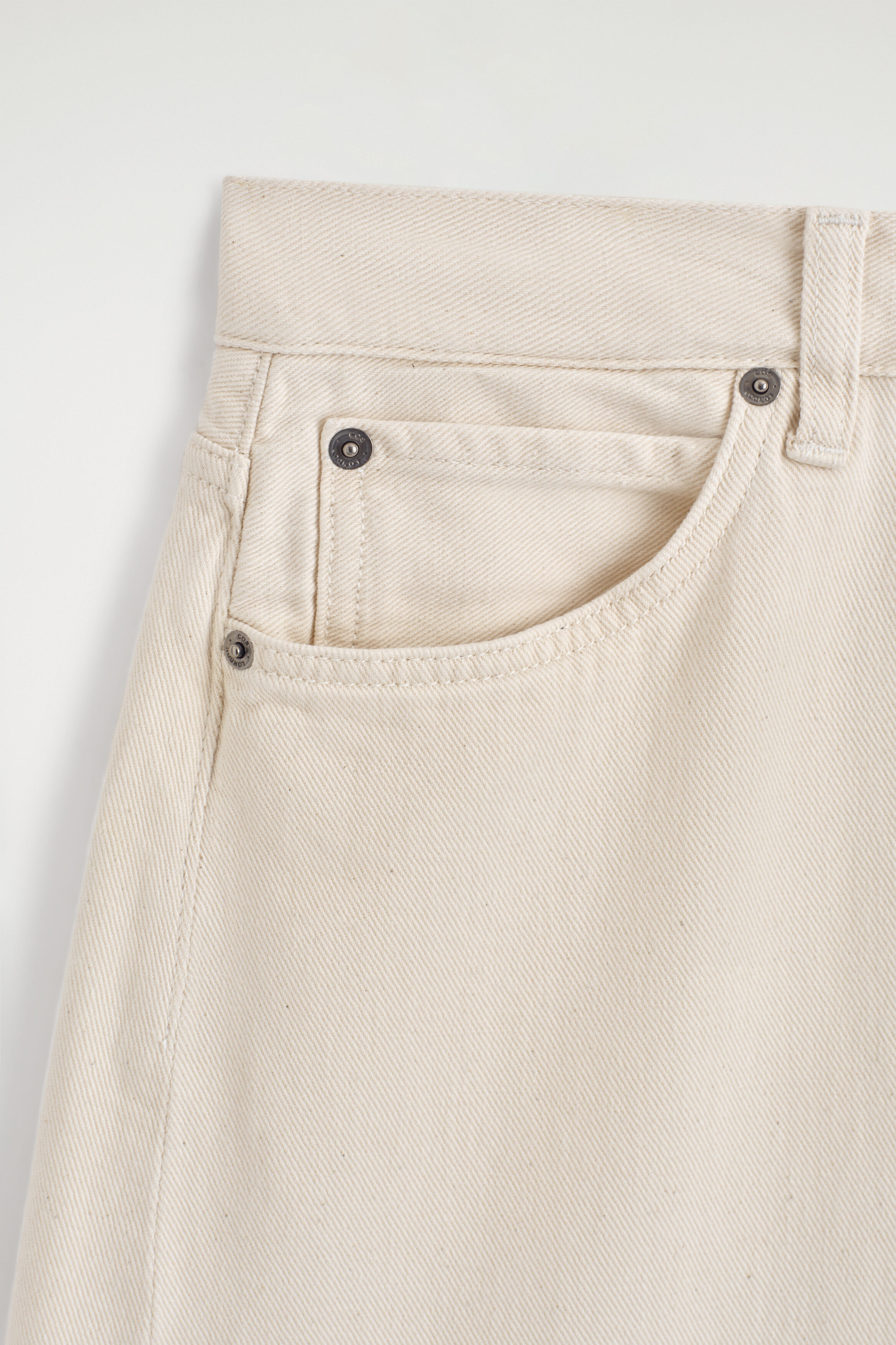 LAGOON WIDE-LEG JEANS - IVORY