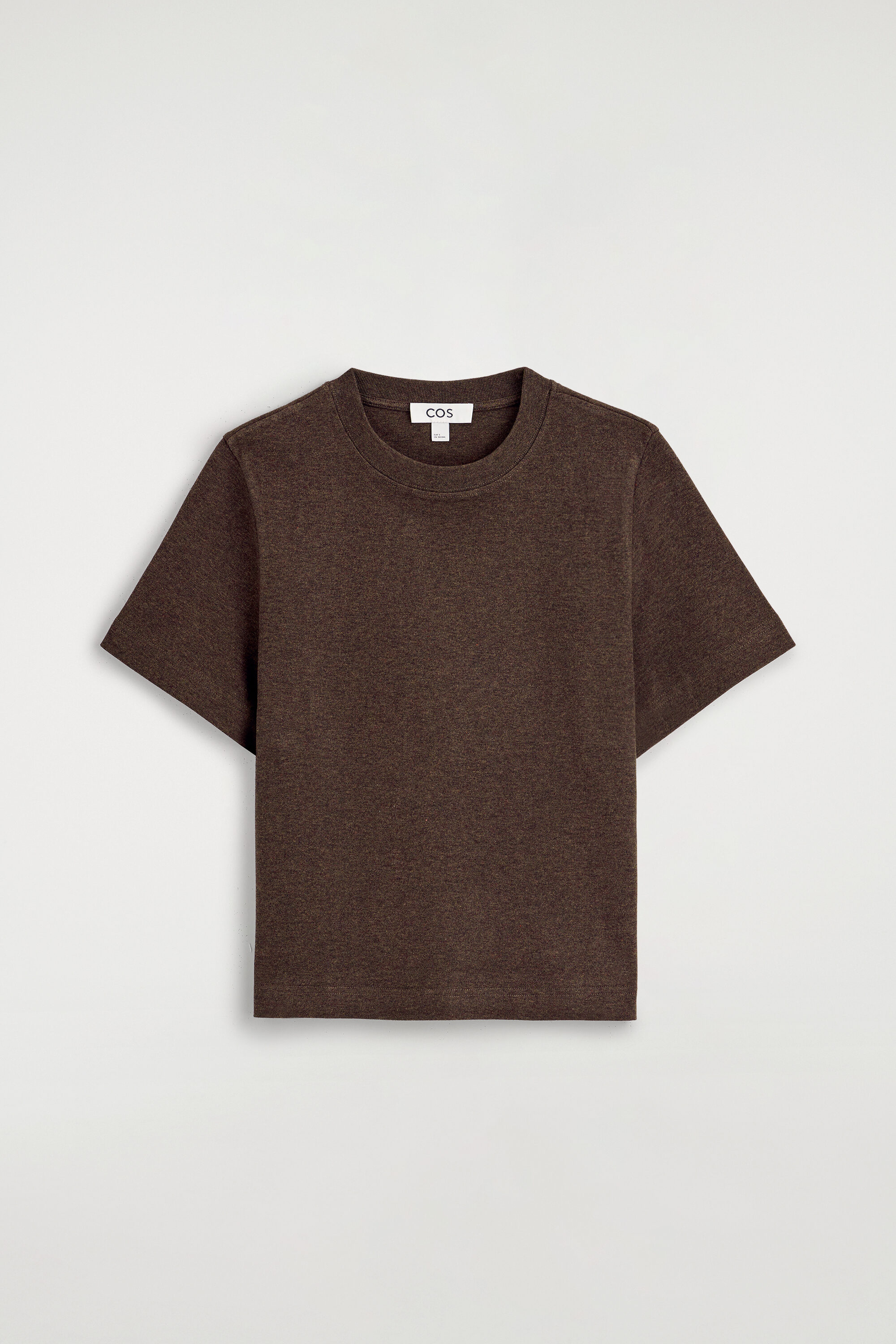 CLEAN CUT T-SHIRT - DARK BROWN