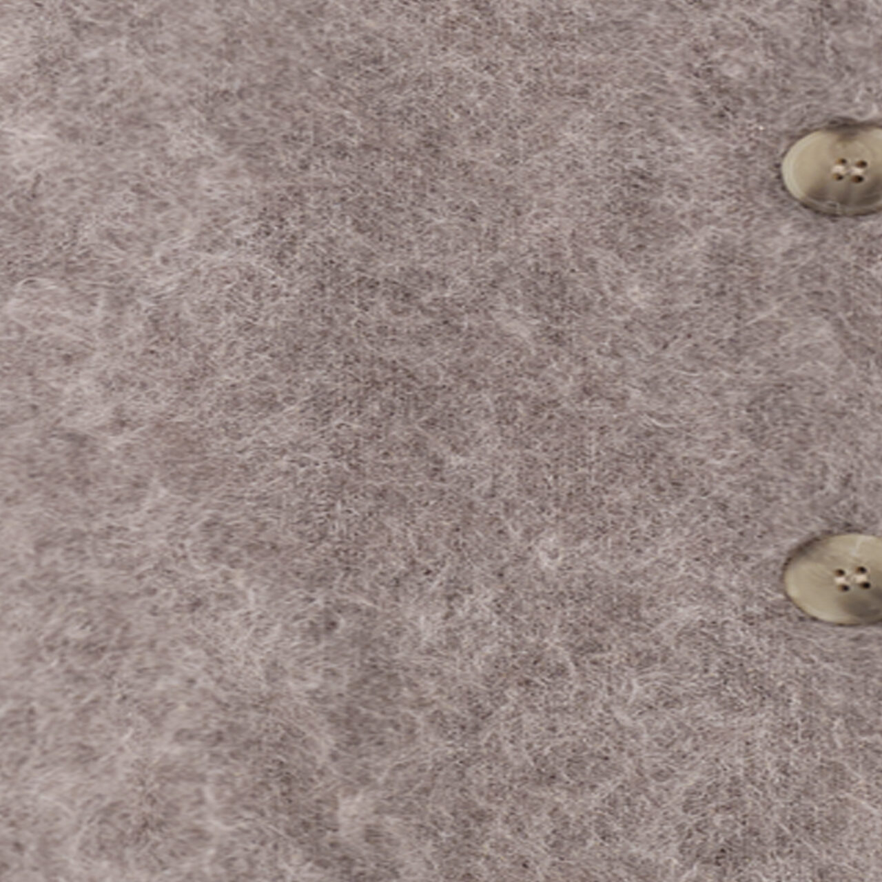 BRUSHED-CASHMERE CREW-NECK CARDIGAN - DARK BEIGE
