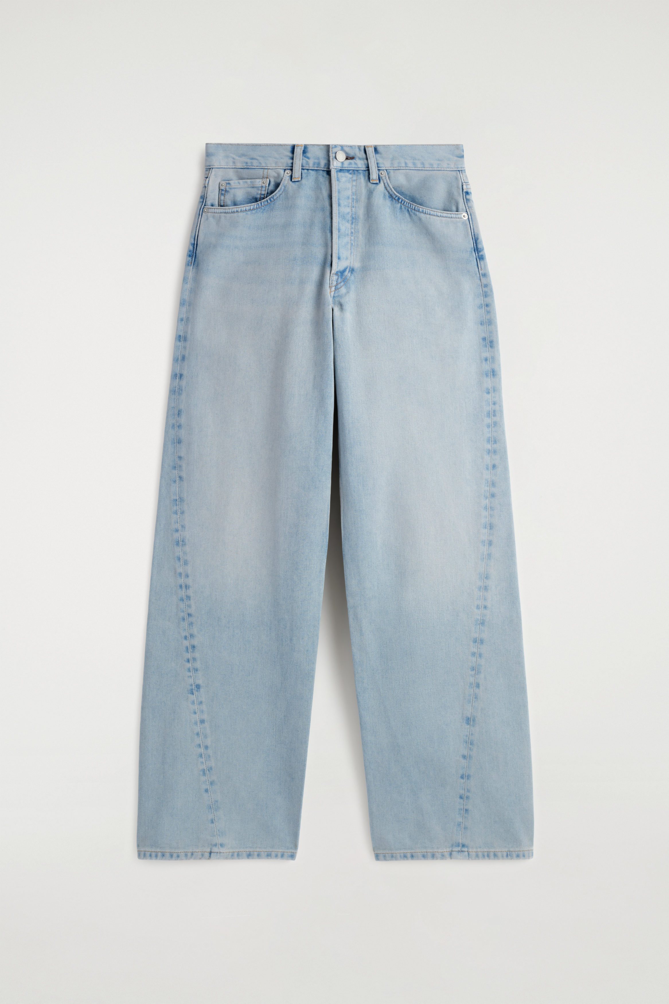 FACADE STRAIGHT-LEG JEANS - LIGHT BLUE