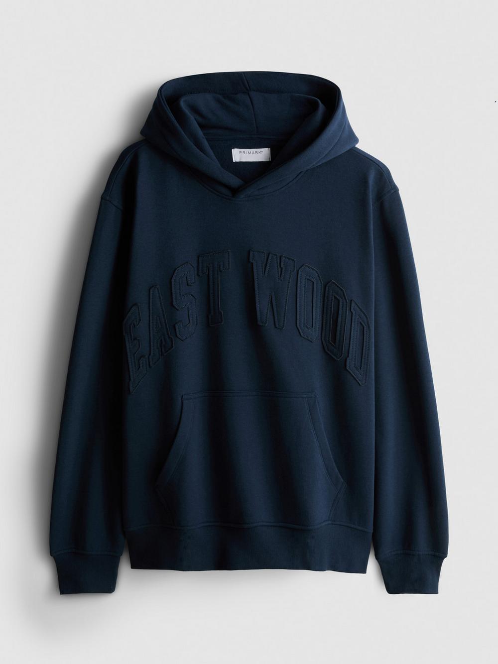 Cotton-Blend East Wood Hoodie - Navy