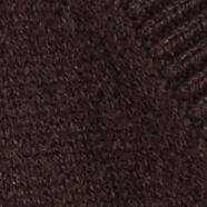 MERINO WOOL LAYERED V-NECK SWEATER - BROWN / RED