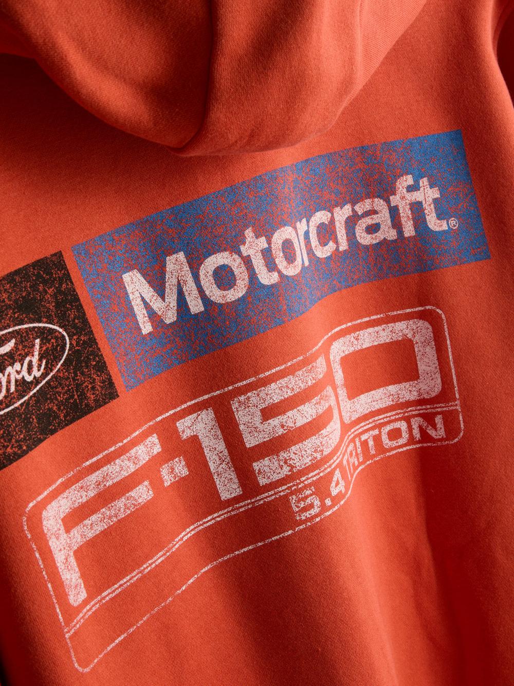 Ford Cotton Blend Zip Hoodie - Orange