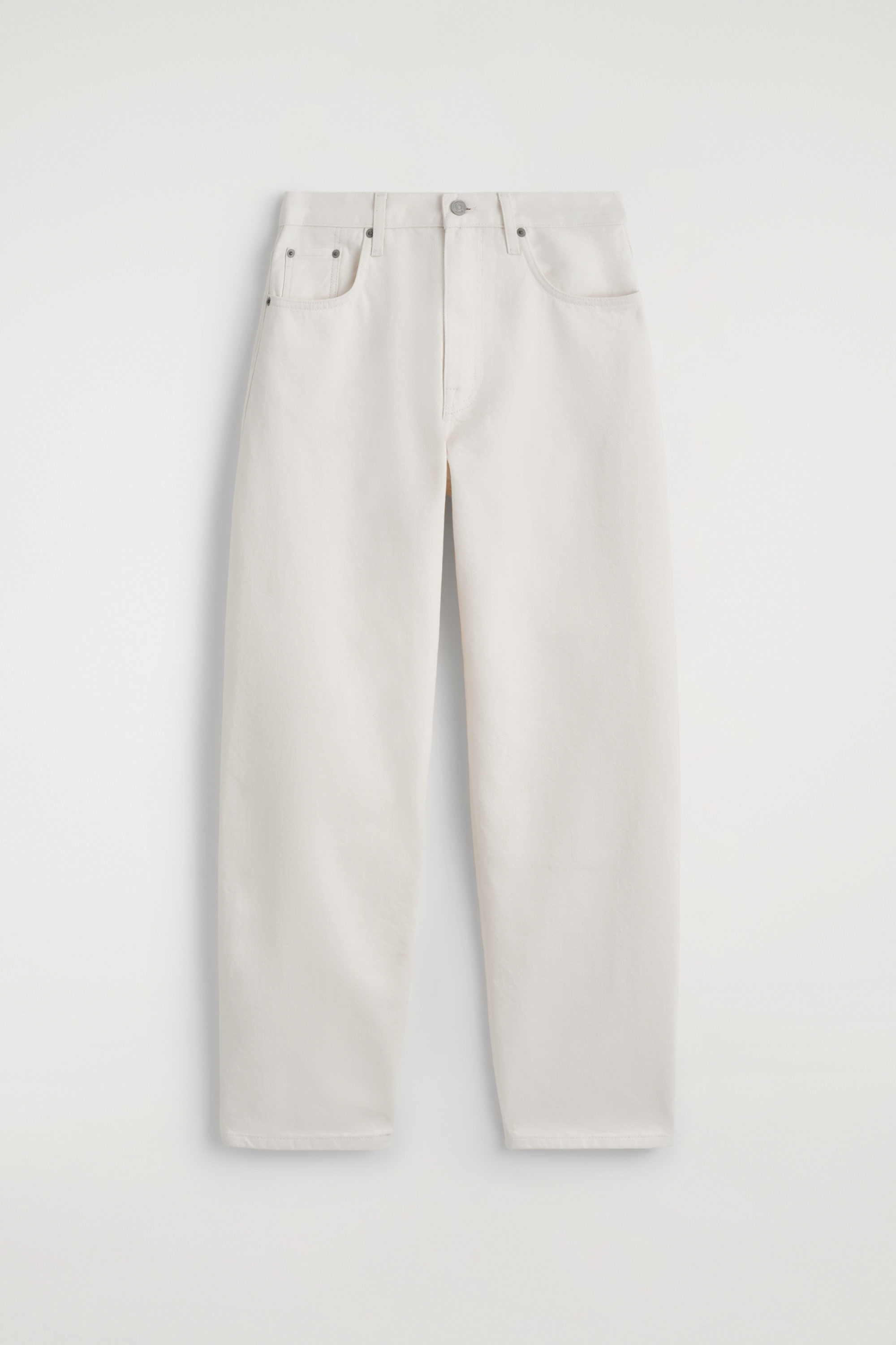 BAY BARREL-LEG JEANS - WHITE