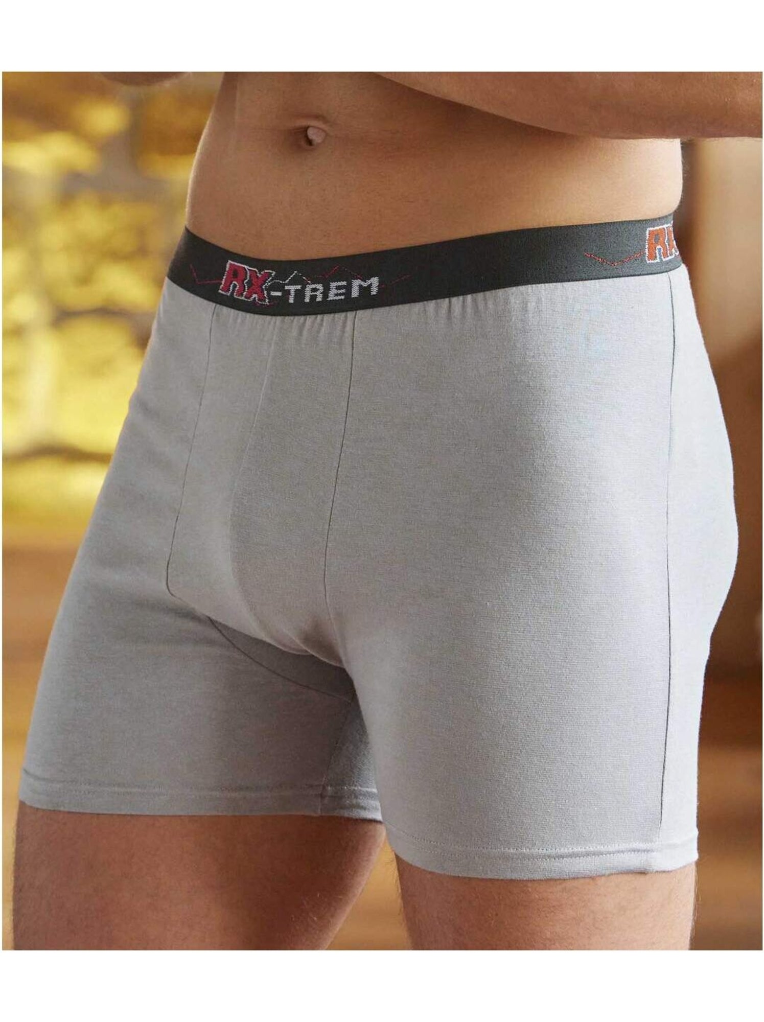 Lot de 10 boxers unis  - atlas for men - Gris Noir - 3