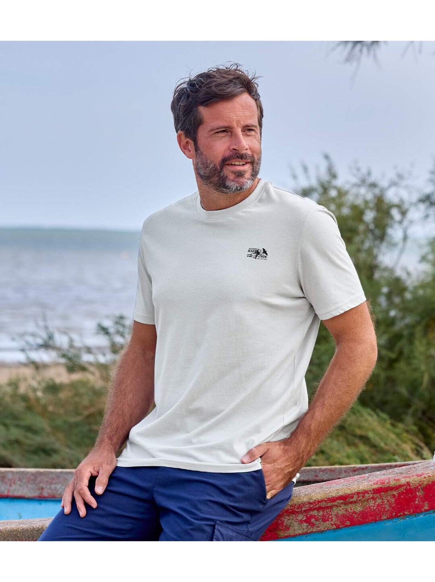 Lot de 7 tee-shirt atlas ®  - atlas for men - Blanc Bleu Gris - 4