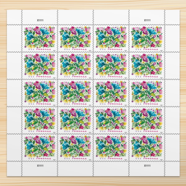 Celebration Blooms Stamps of 2024